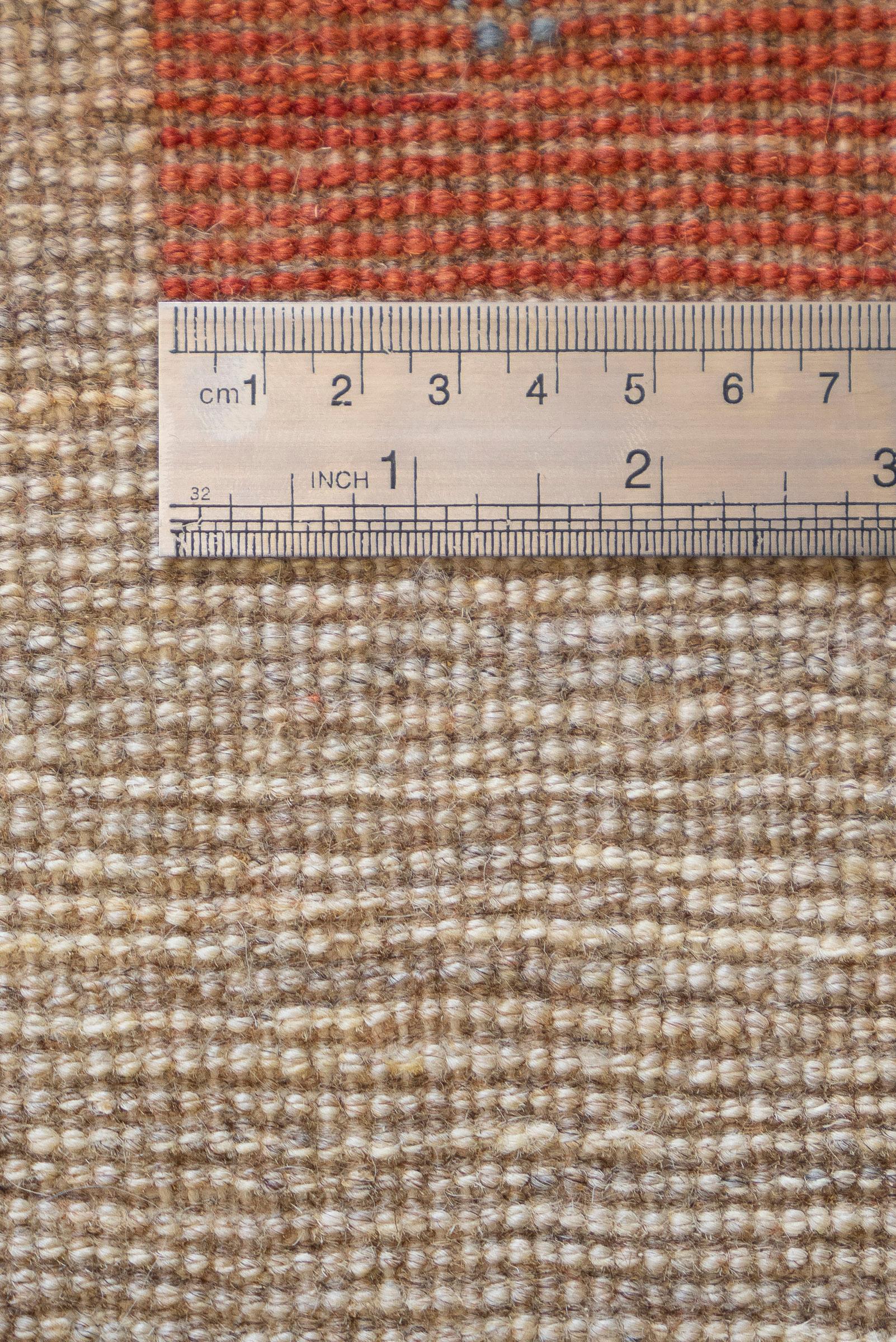 New Weave Qashqai Checkered Flora and Fauna Persian Gabbeh