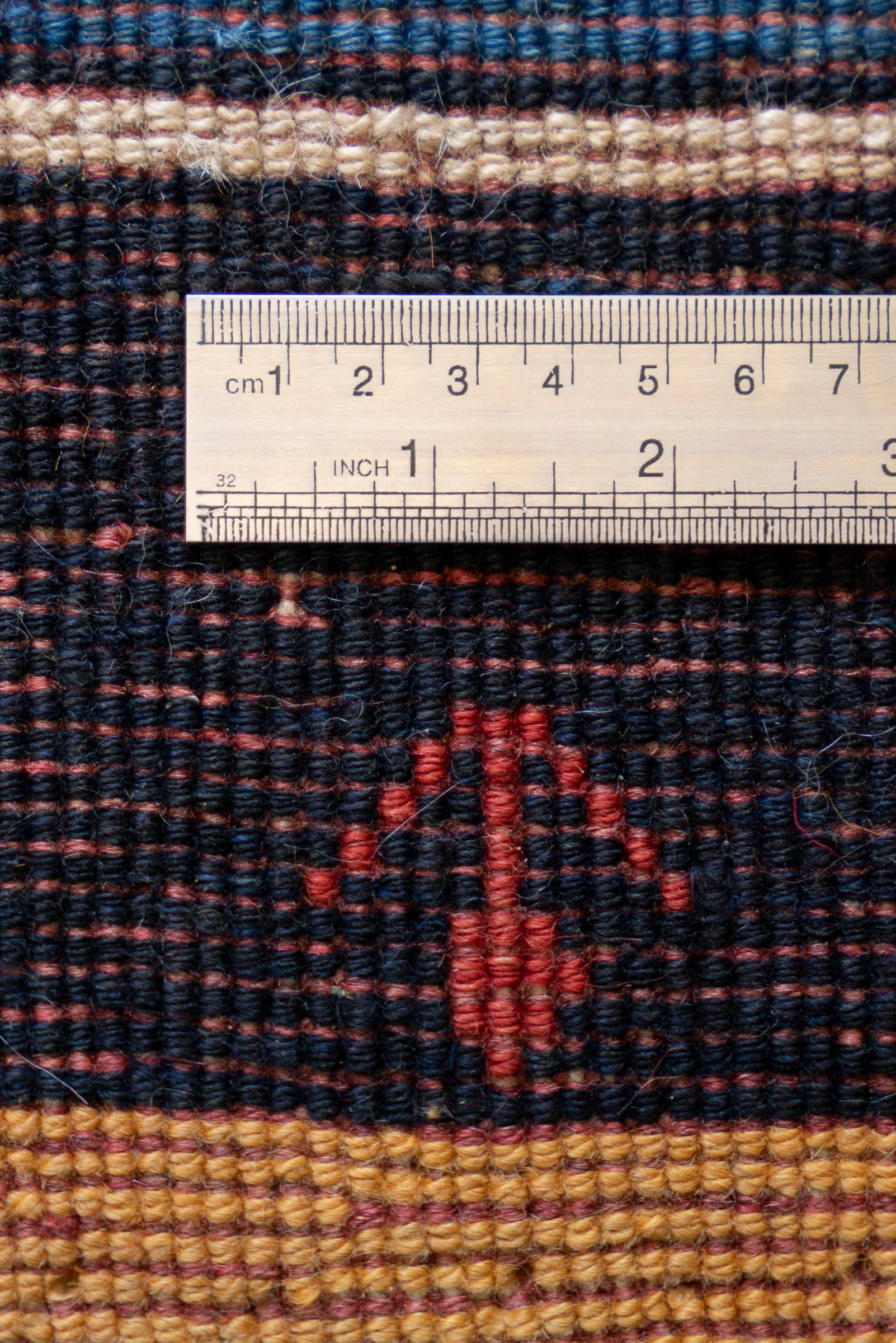 Qashqai Fine Checkered Flora Persian Gabbeh