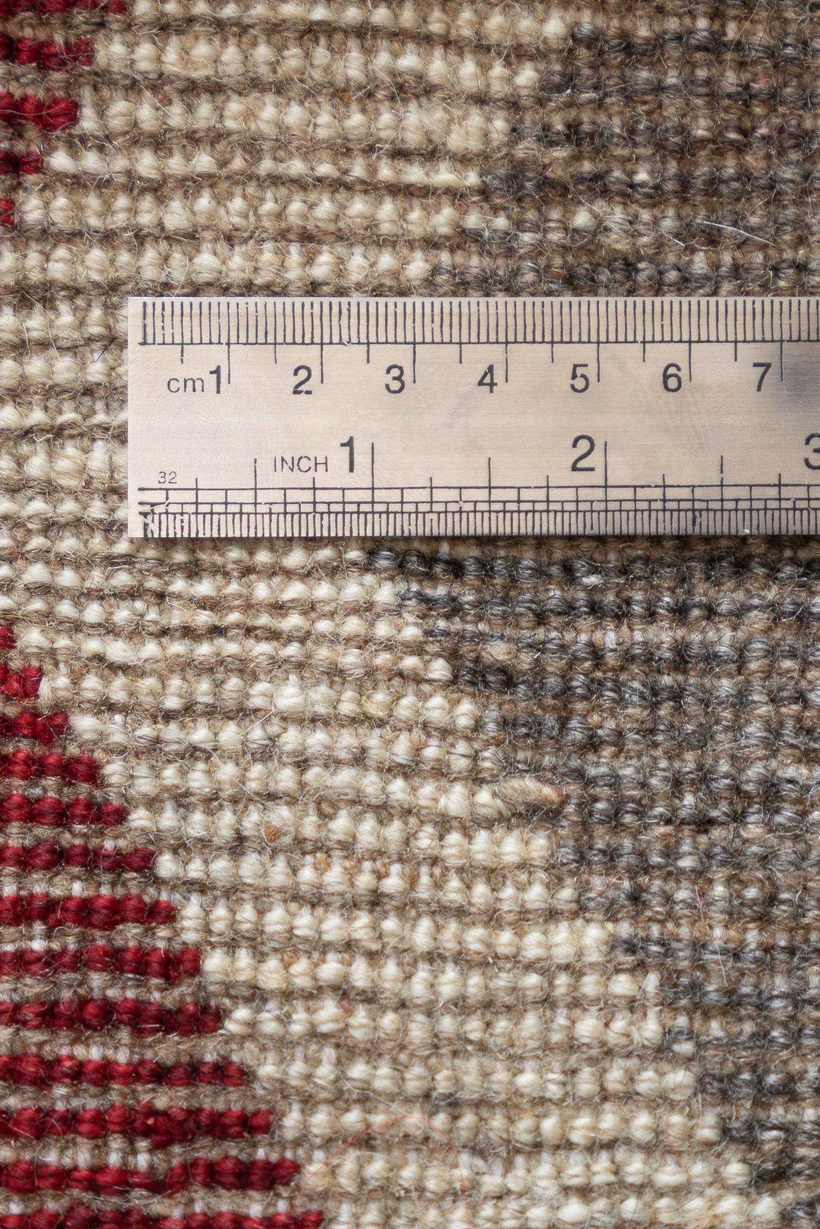 Contemporary Qashqai Wave Persian Gabbeh Rug