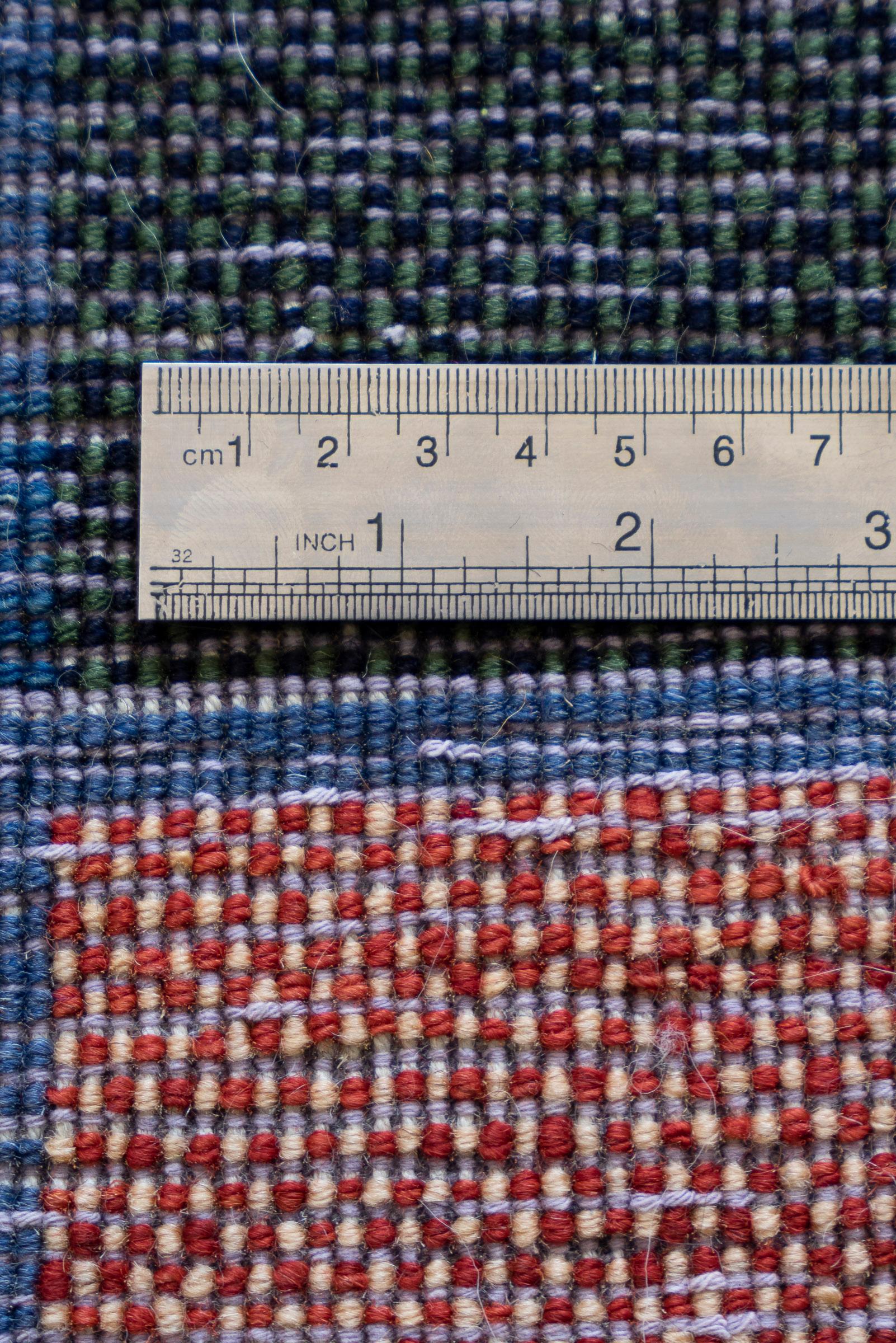 Cotemporary Lori Checkered Persian Gabbeh Rug