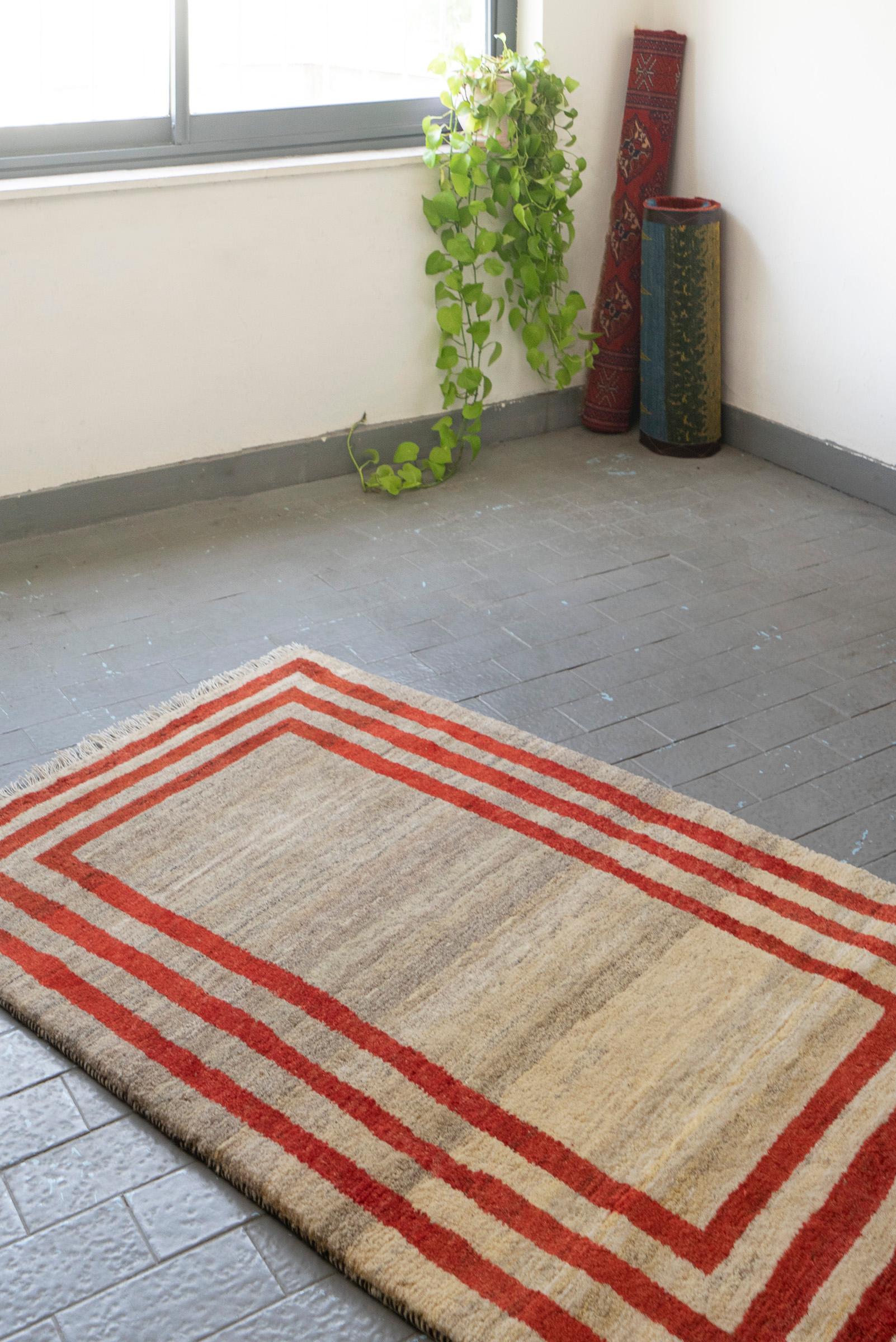 New Weave Qashqai Plain Fields Persian Gabbeh
