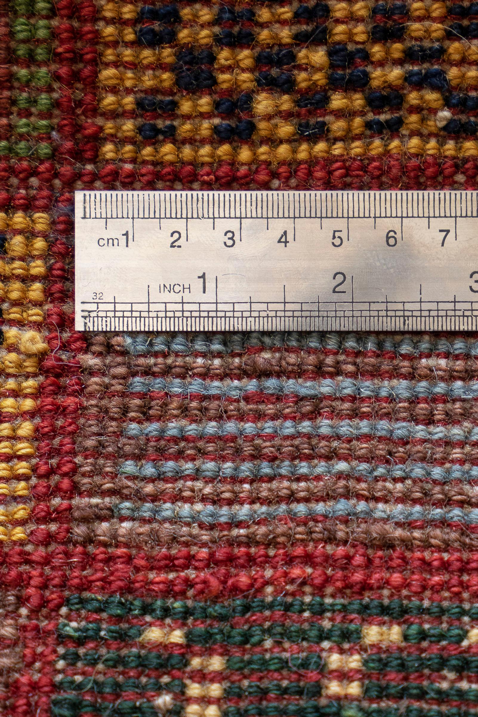 Cotemporary Lori checkered Persian Gabbeh Rug
