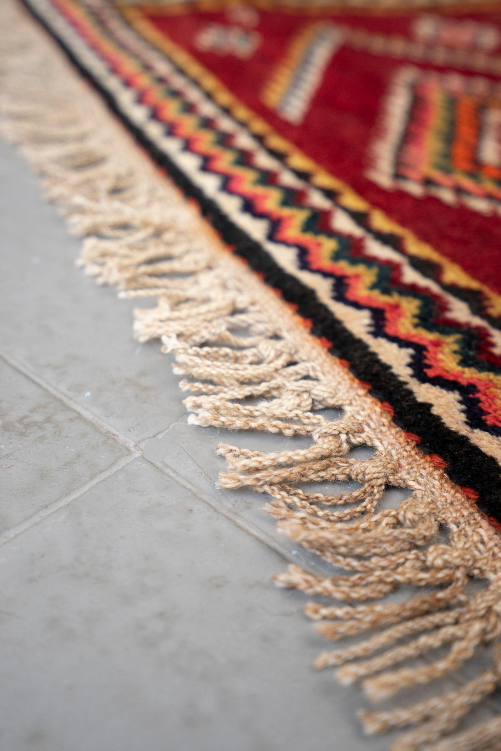Qashqai DoghozLoo Persian Gabbeh Runner