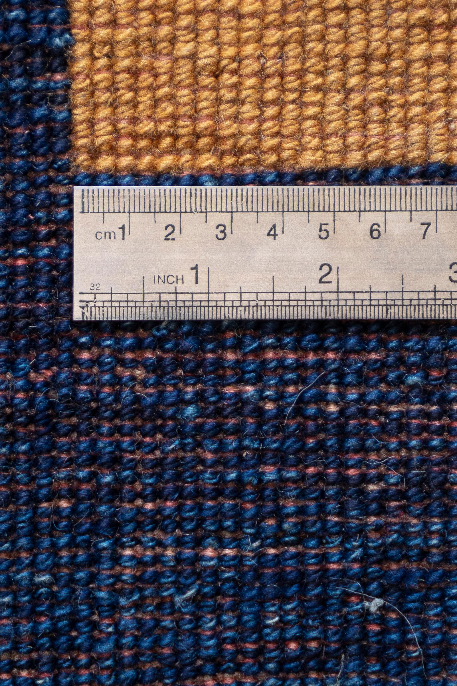 Qashqai Fine Navy abstract Landscape Persian Gabbeh Rug