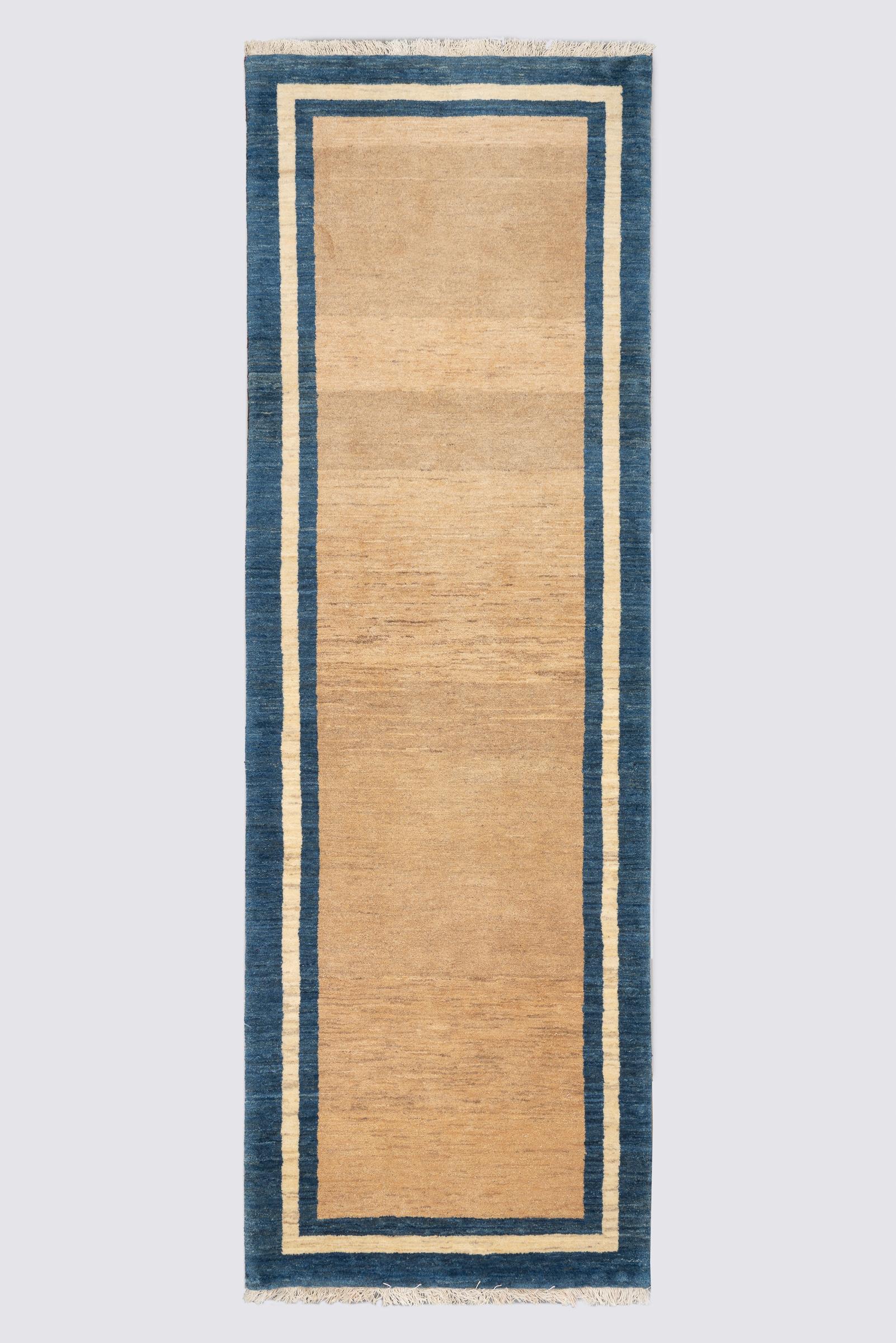 Contemporary Qashqai Persian Gabbeh Runner