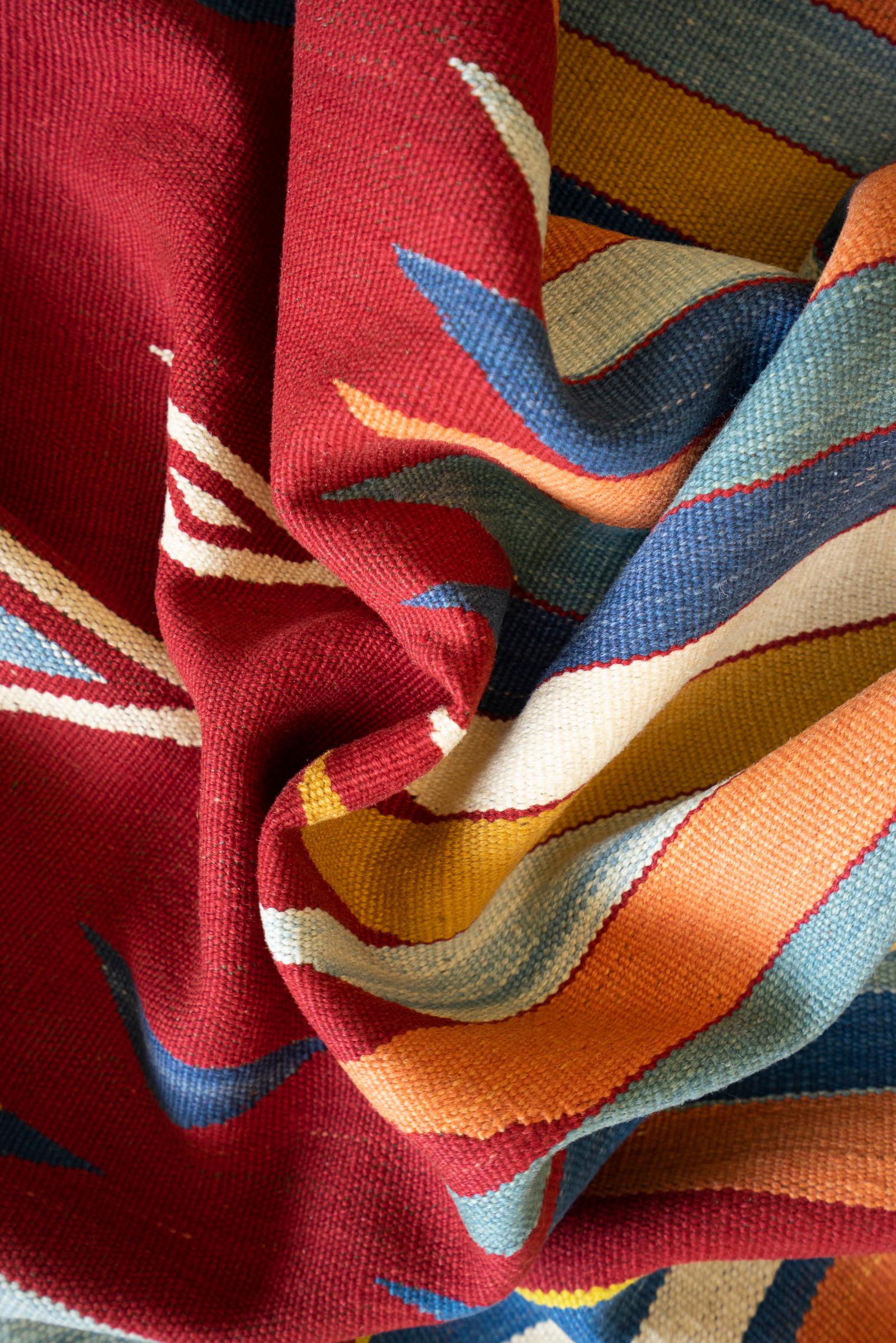 New Weave Kamu Persian Sofreh Kilim Rug