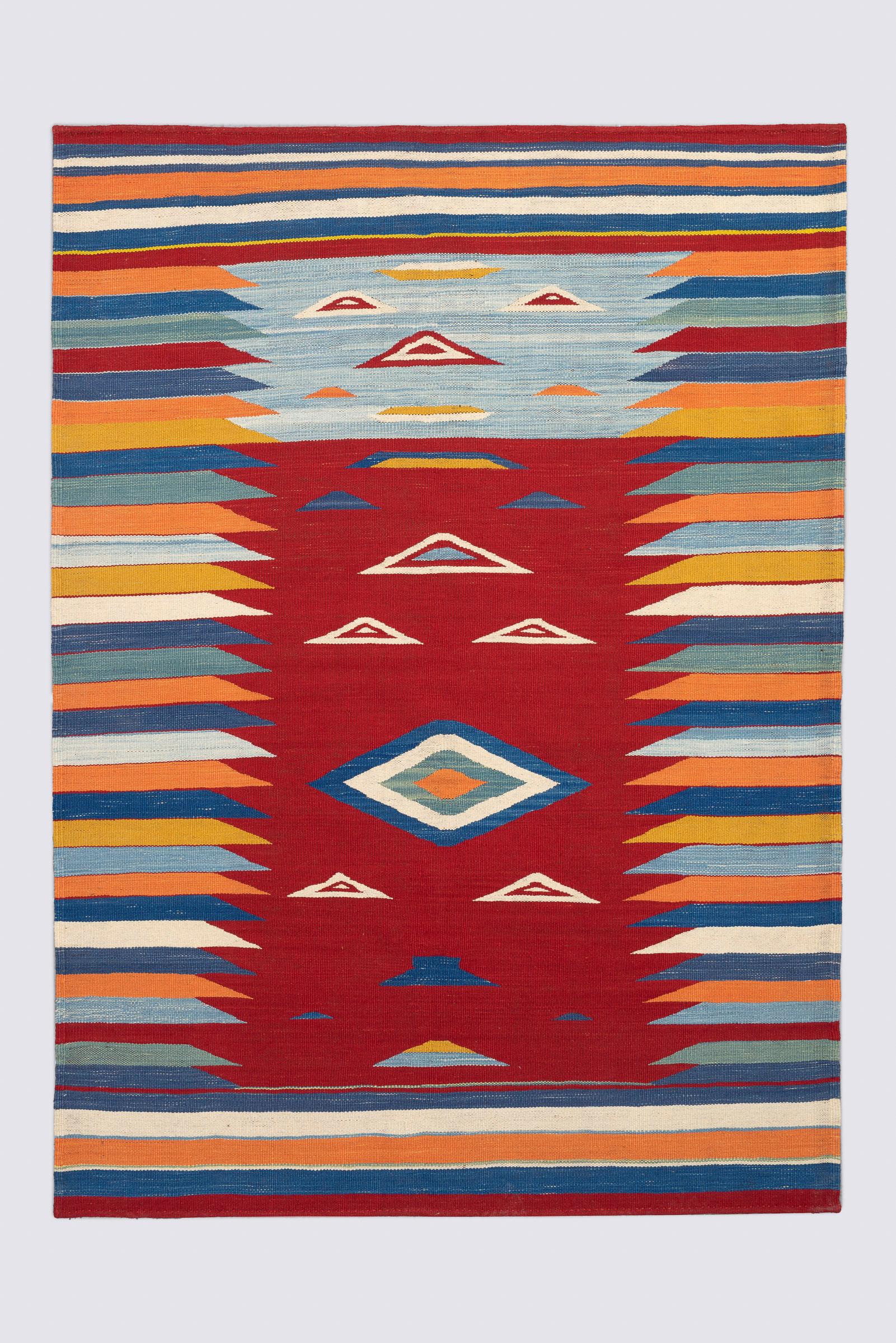 New Weave Kamu Persian Sofreh Kilim Rug