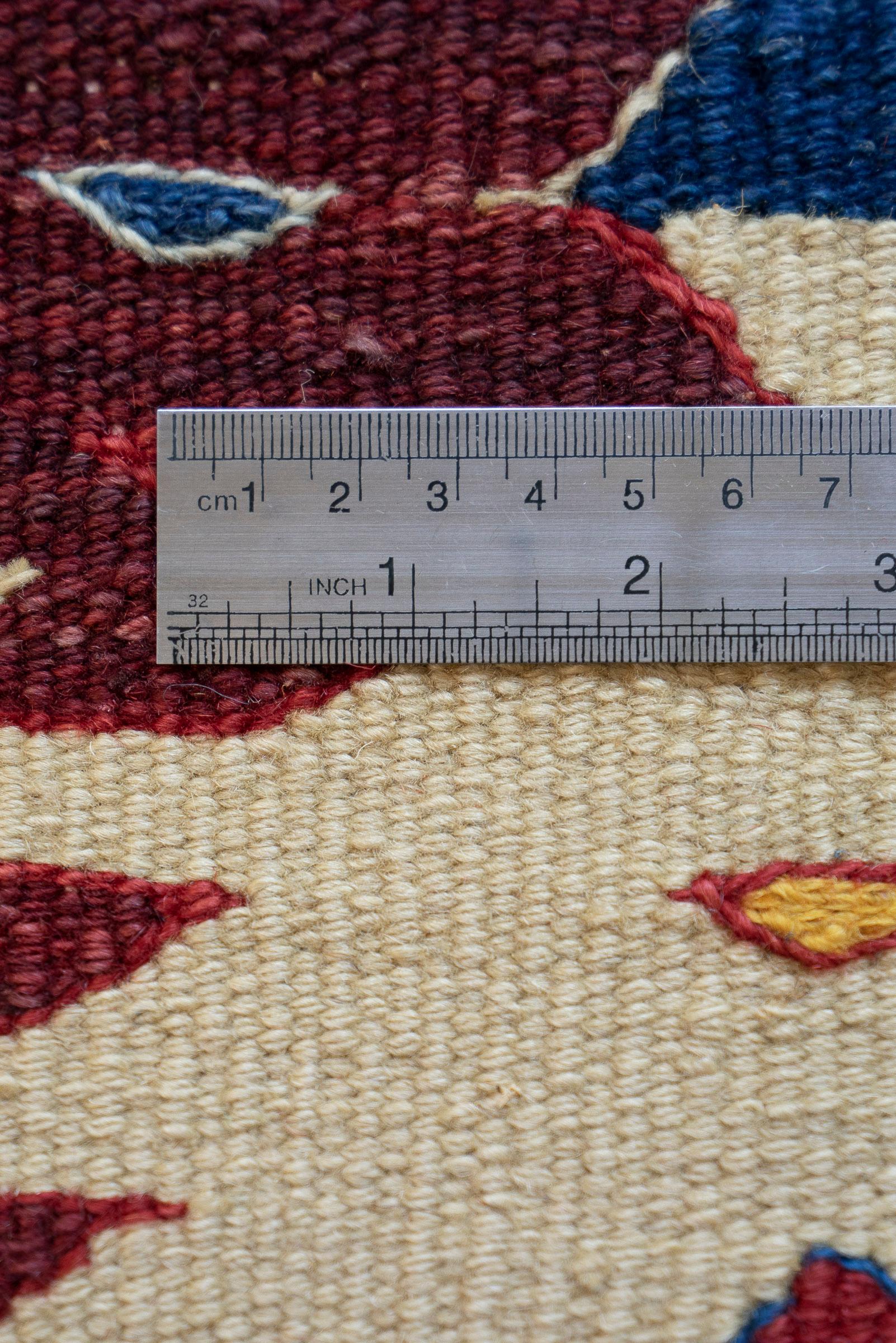 New Weave Fine Khalaj Flower Persian Kilim Rug