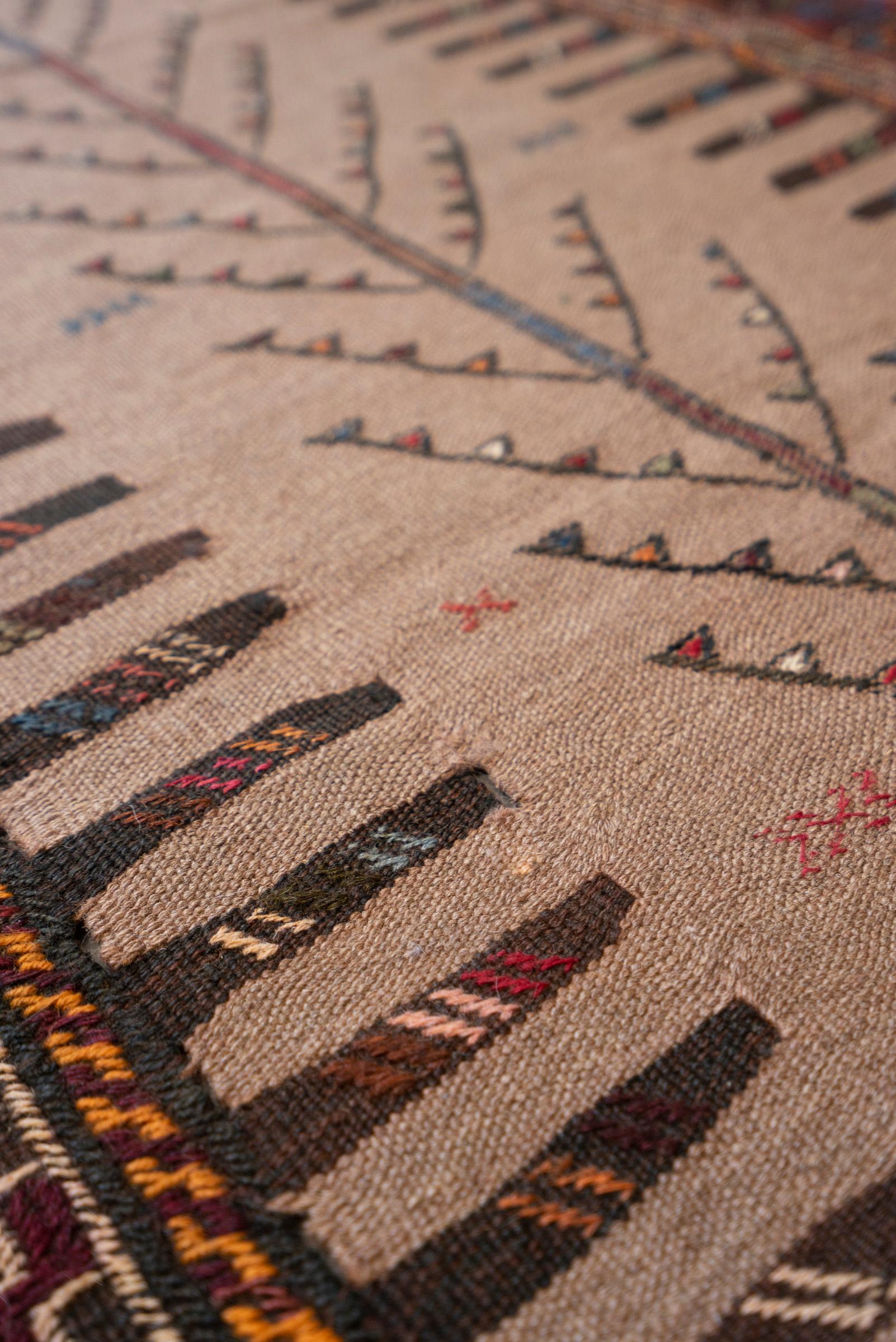 Quchan Fine Kurmanj Sofreh Persian Kilim Runner