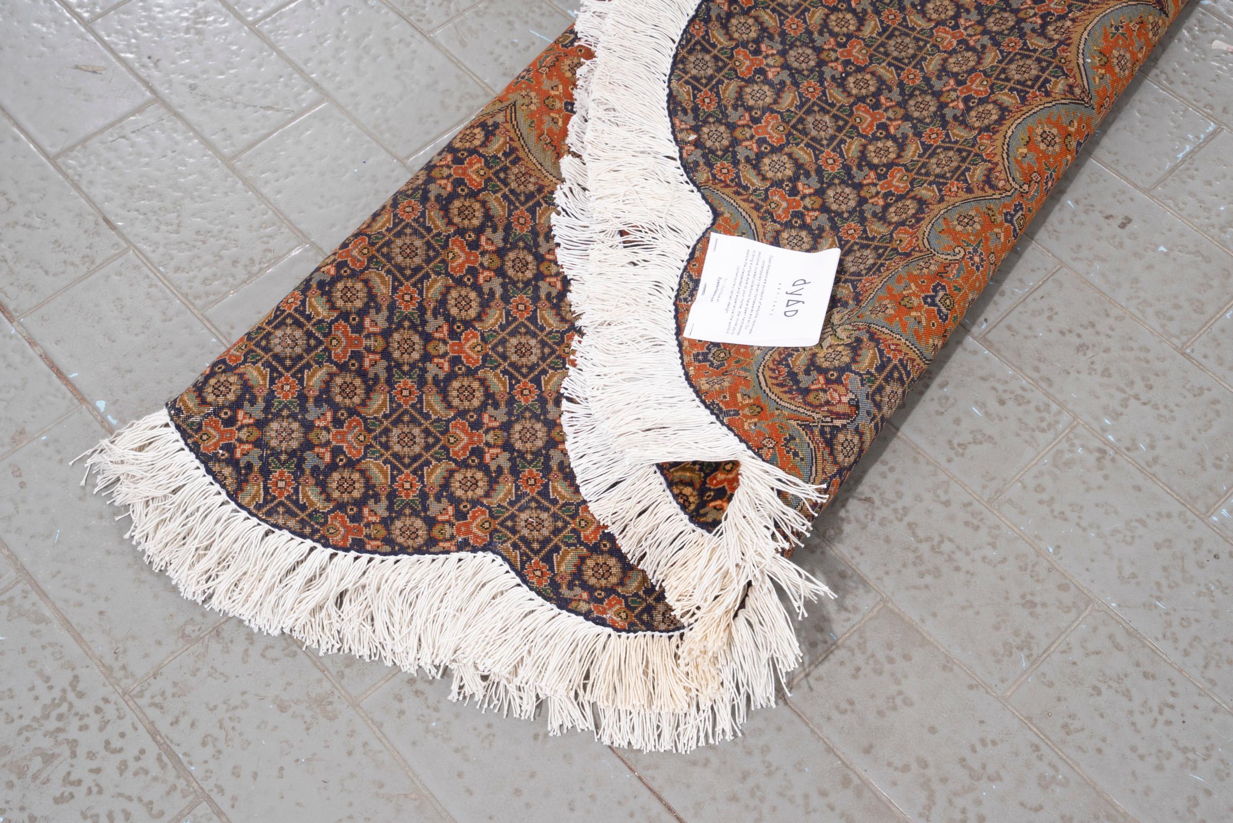 New Weave Fine 50 Raj Tabriz Mahi Circular Persian Rug