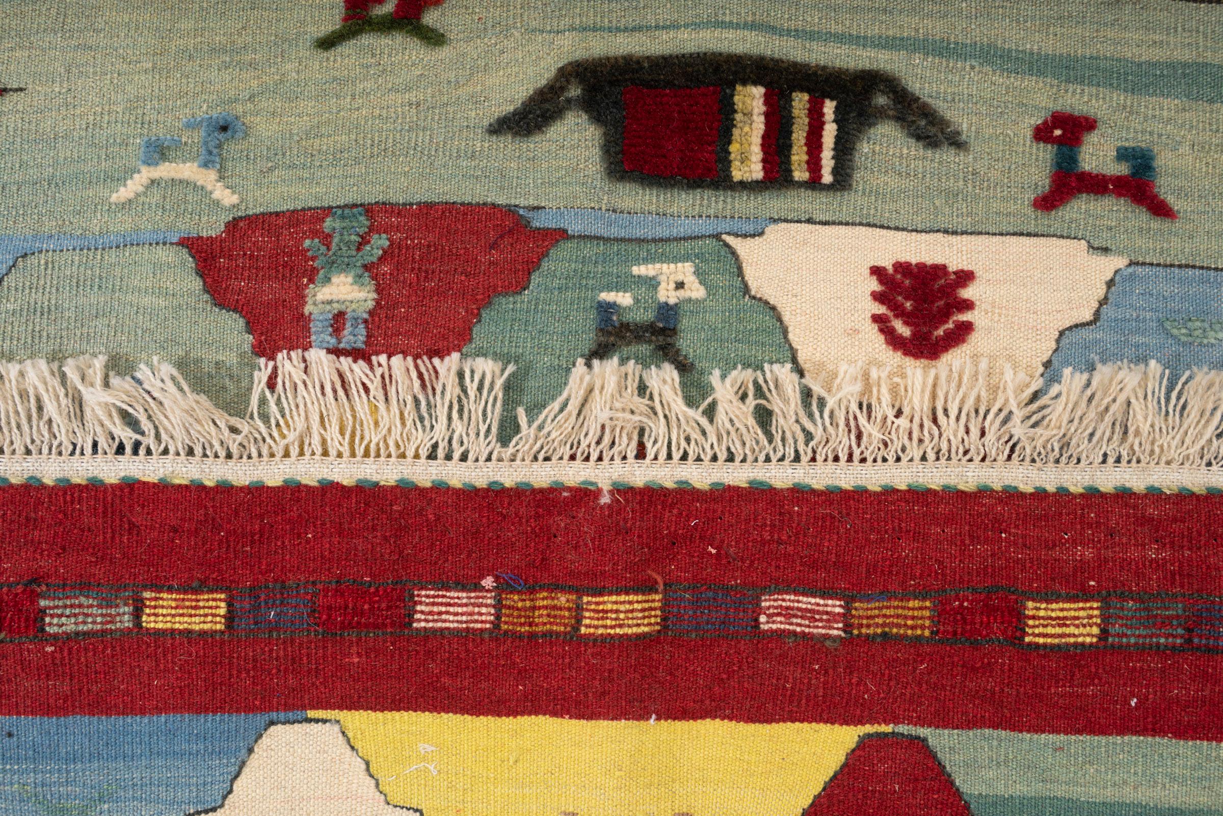 Qashqai Landscape Gabbeh/Kilim