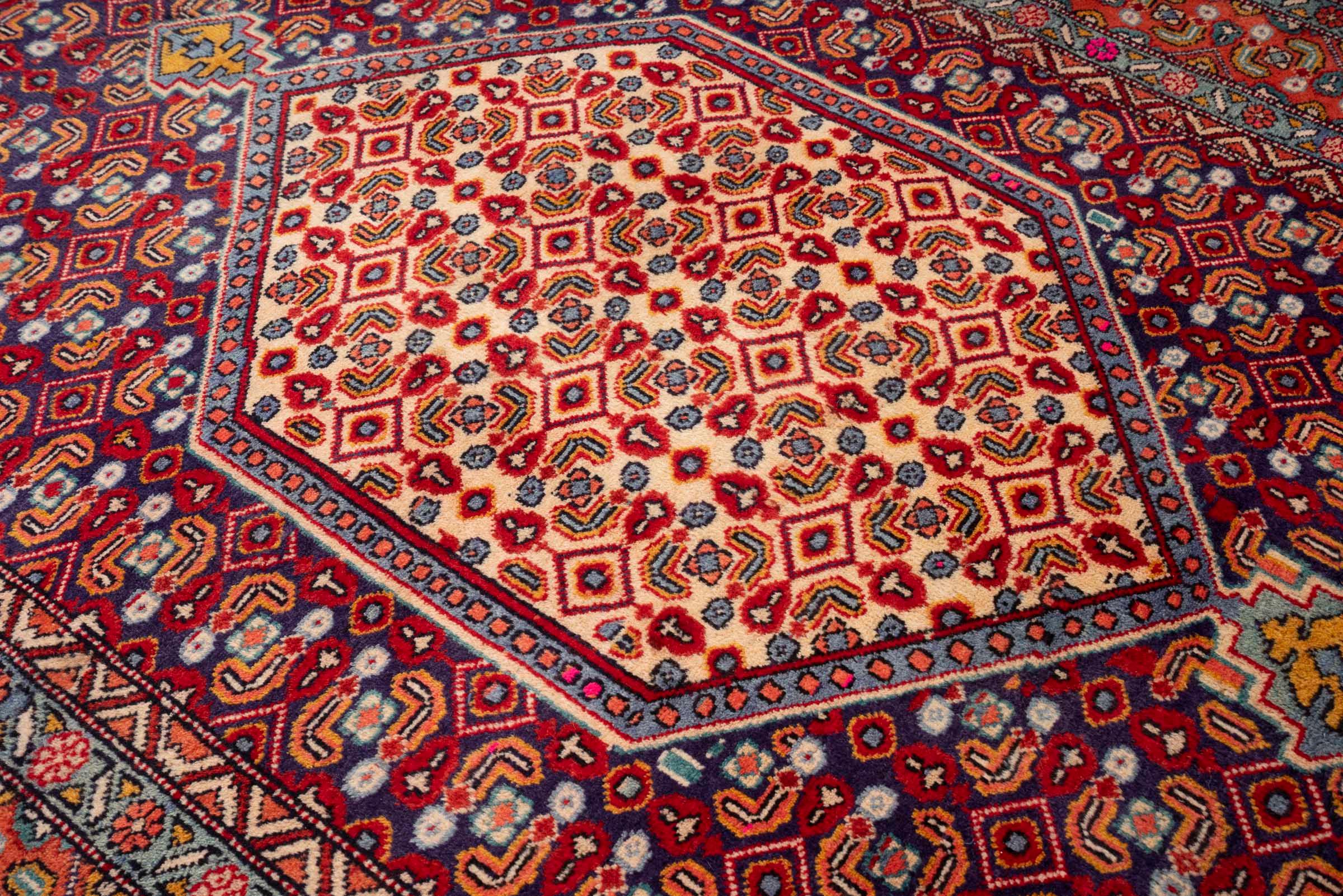 Ardabil Fine Mahi Persian Runner Rug