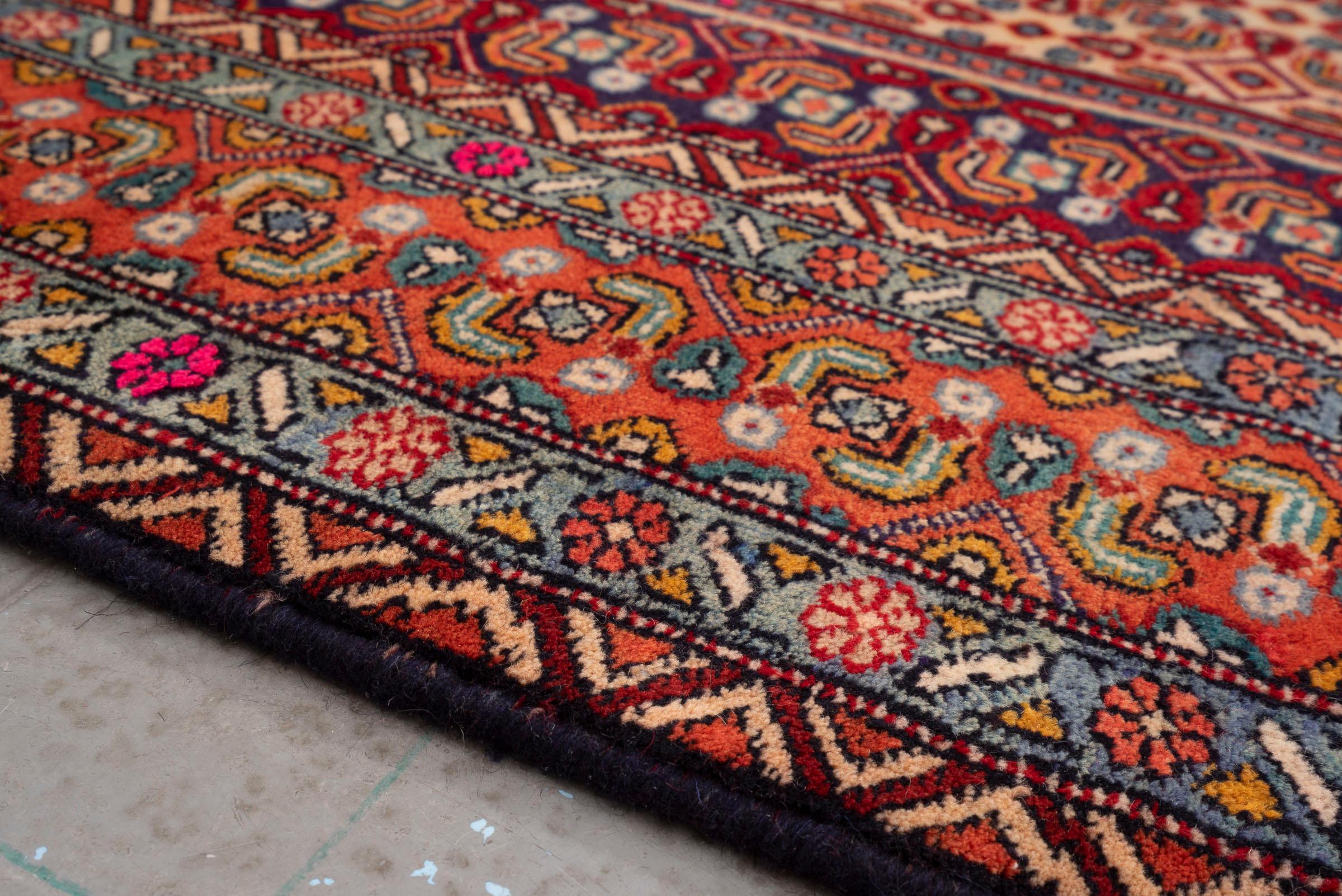 Ardabil Fine Mahi Persian Runner Rug