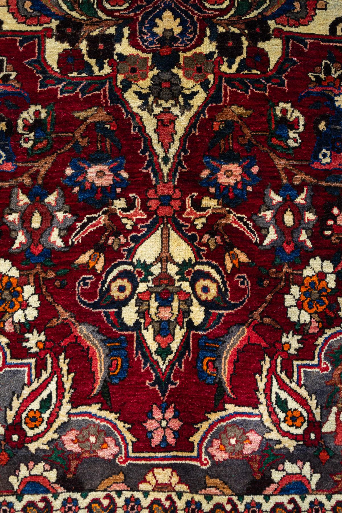 RCA489 Bakhtiari Lachak Toranj Persian Rug 9