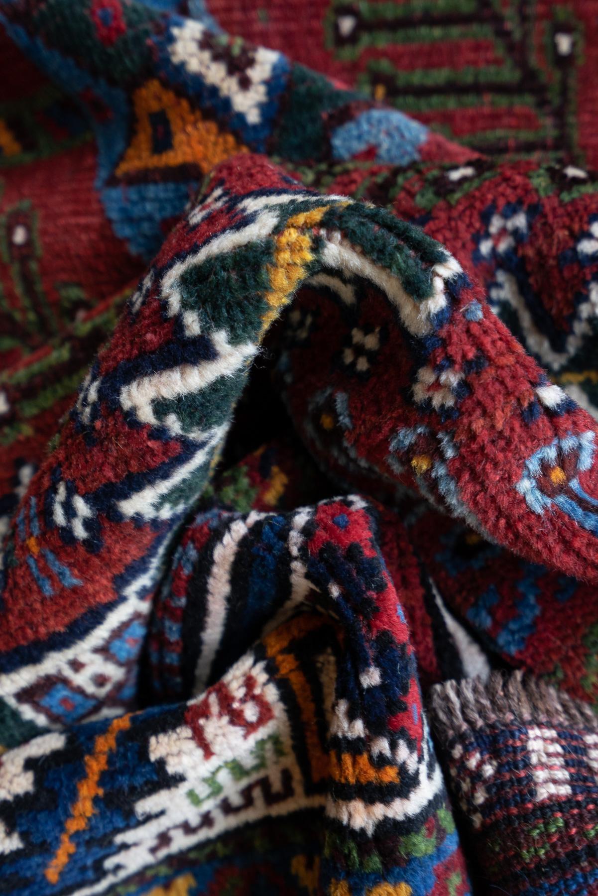 RCA503 Antique Khamseh Shekarlou South Persian Rug 10