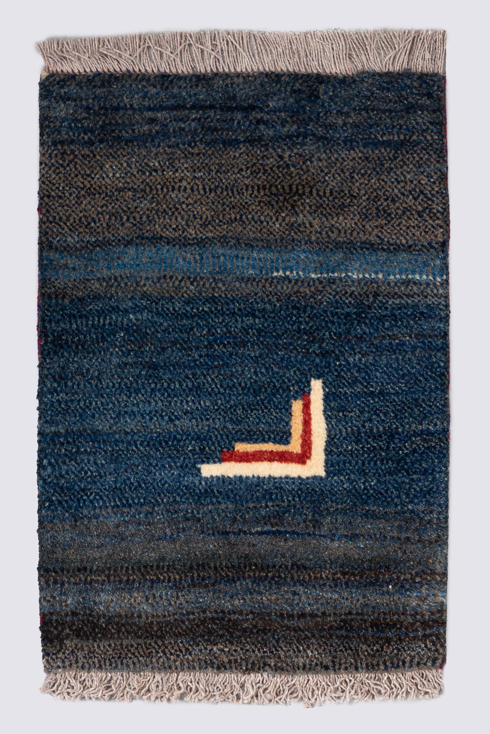 Qashqai Abrash Blue Gabbeh