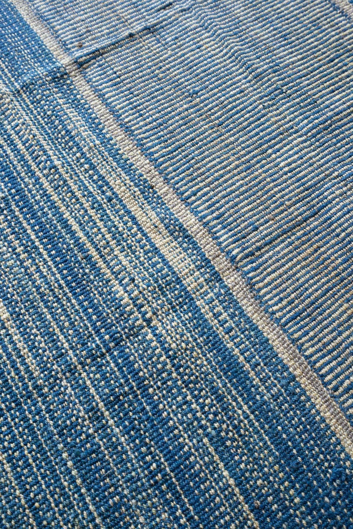 RJ009 Contemporary Mazandaran Minimalist Ikat Design Kilim 4