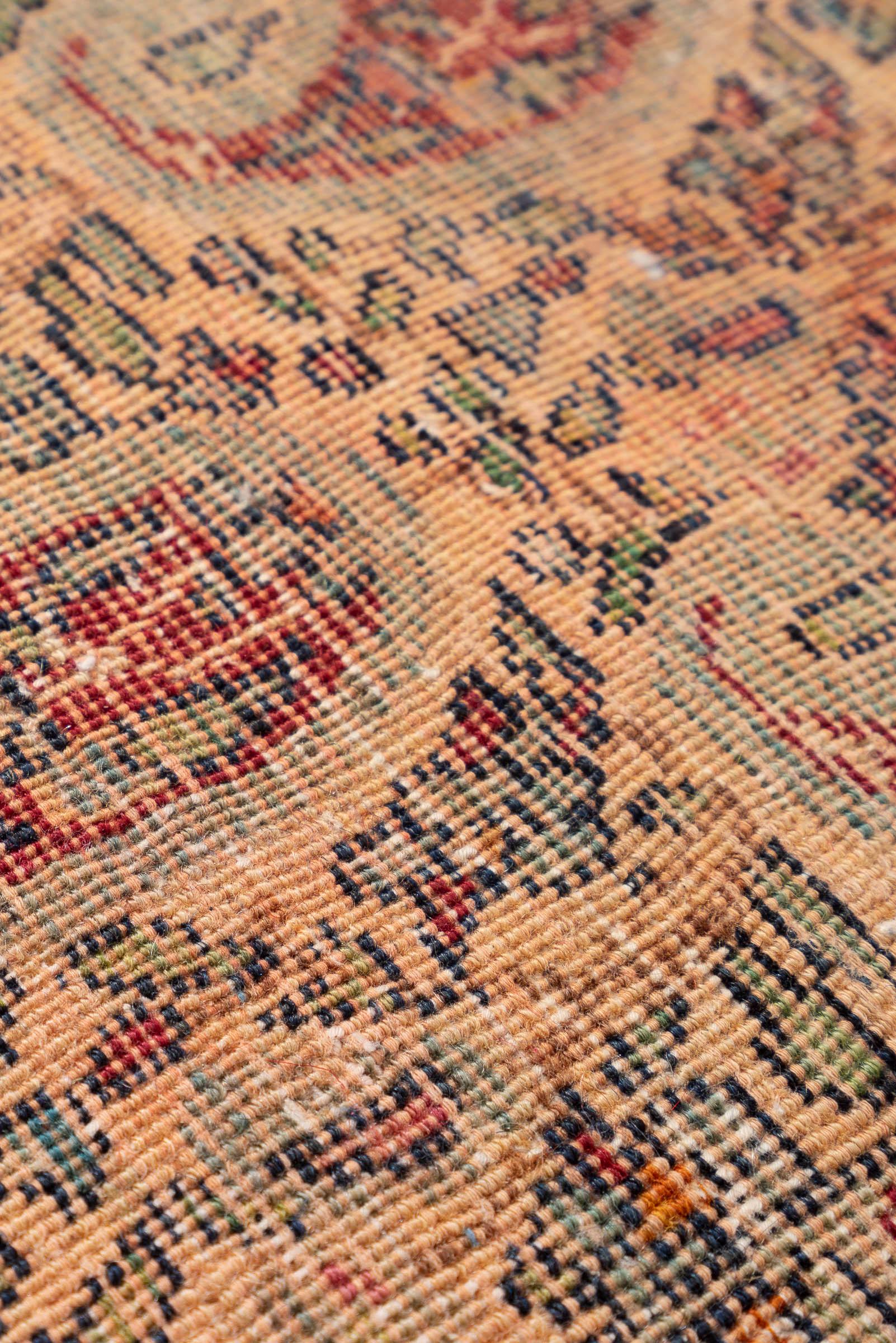 Antique Fine Boteh Aqta Persian Rug