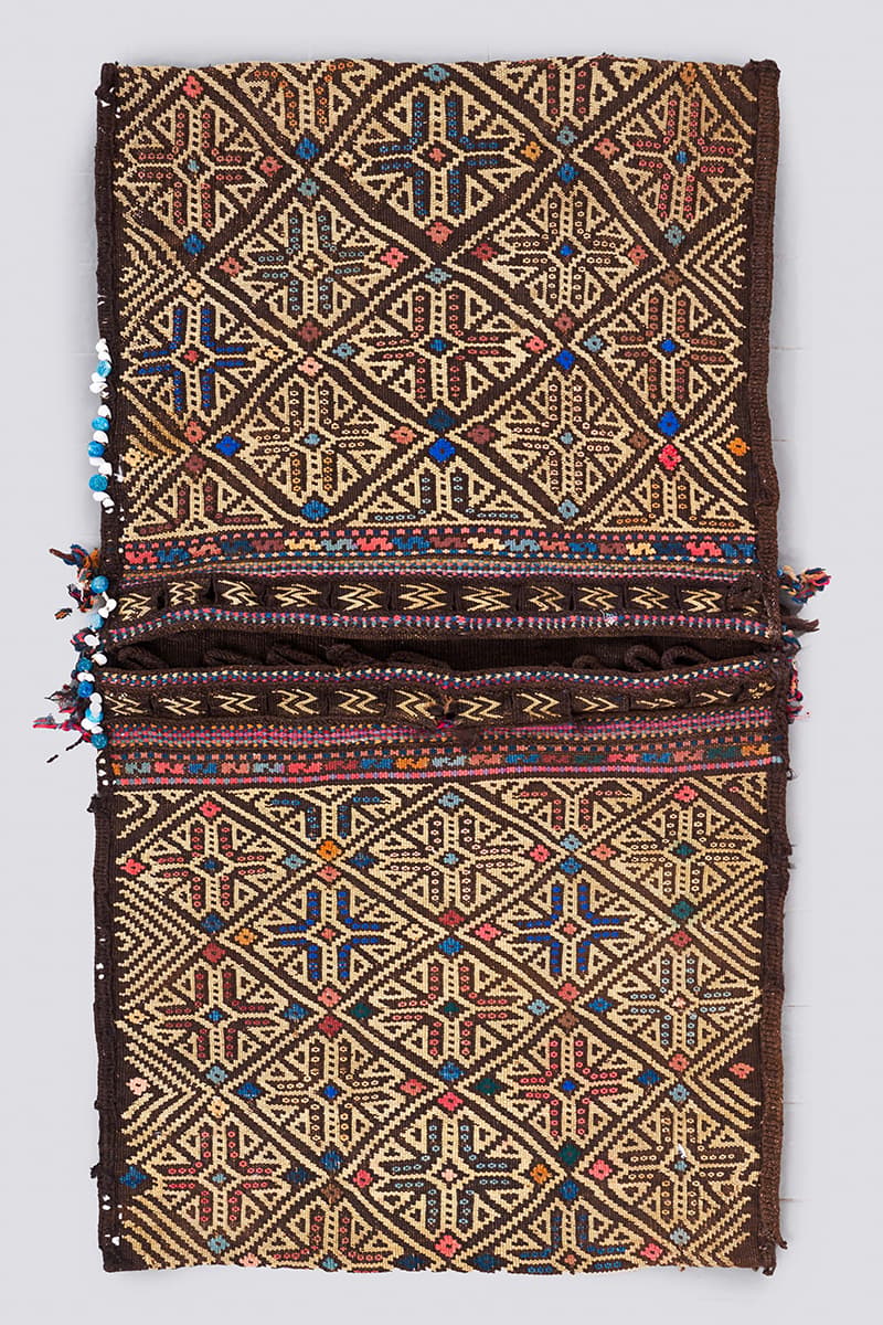 Antique Afshar Goats hair Saddle bag