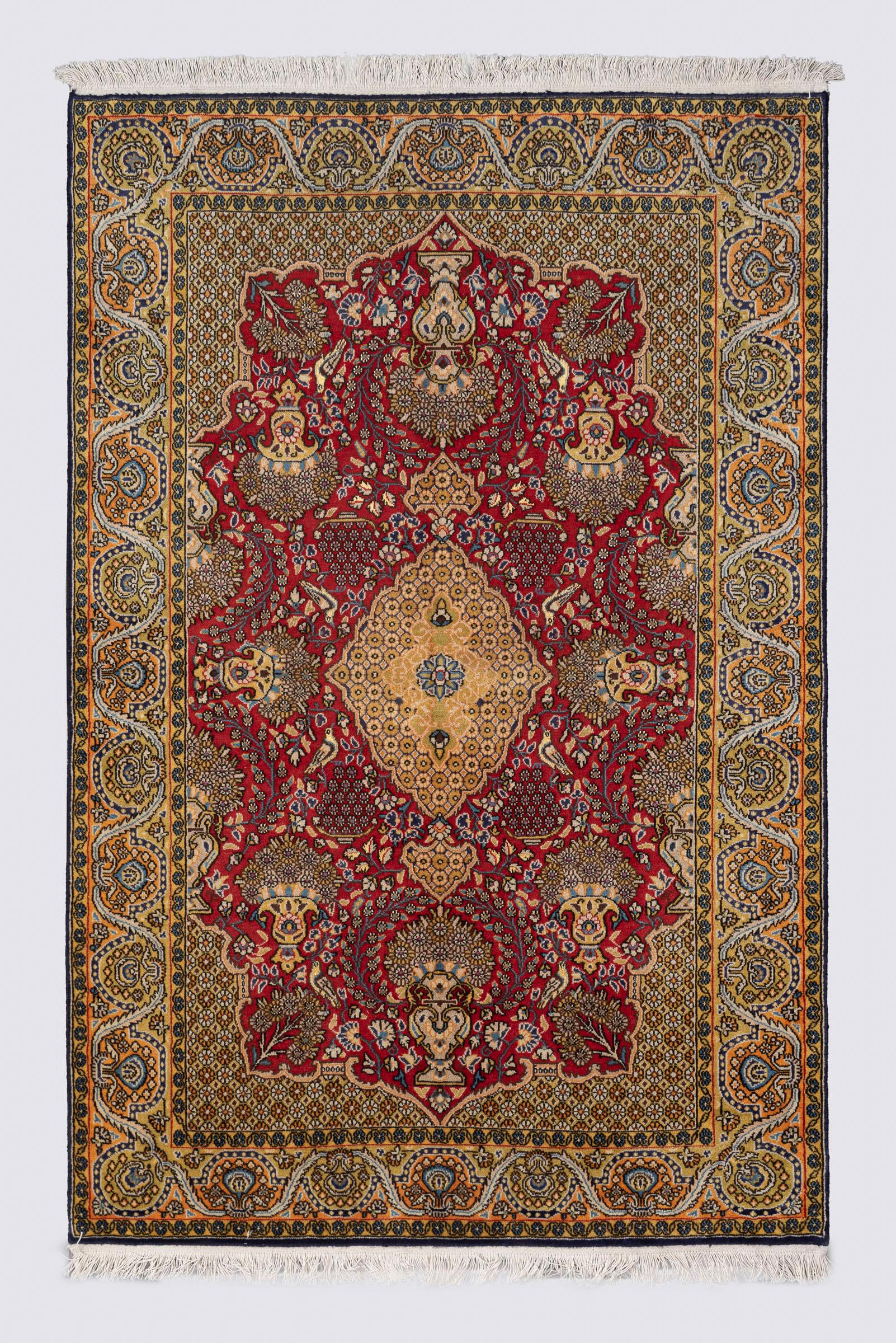 Semi Antique Qom Fine Carpet