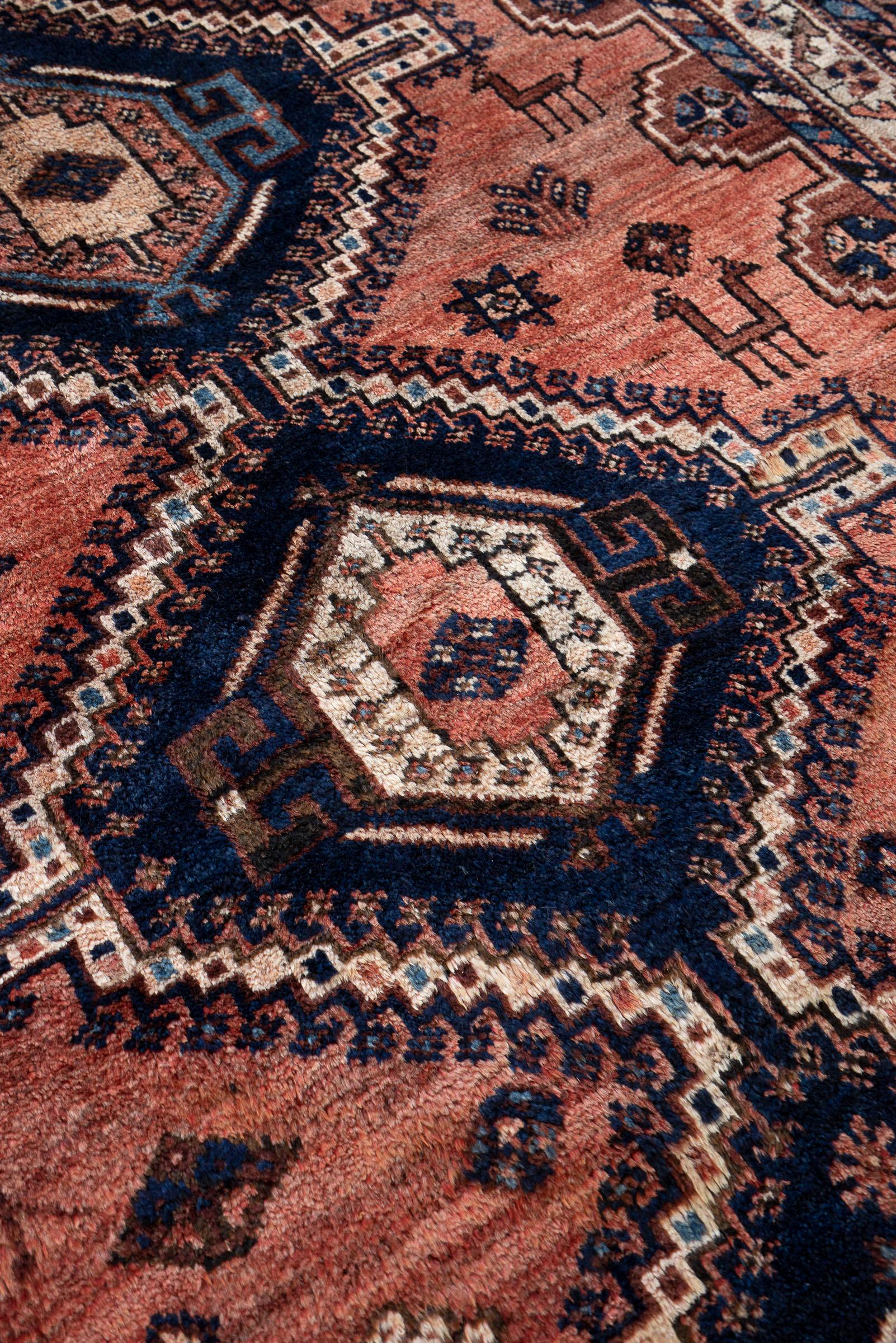Antique Qashqai ‘Herding Dreams’ Amaleh Persian Rug, c. 1930s