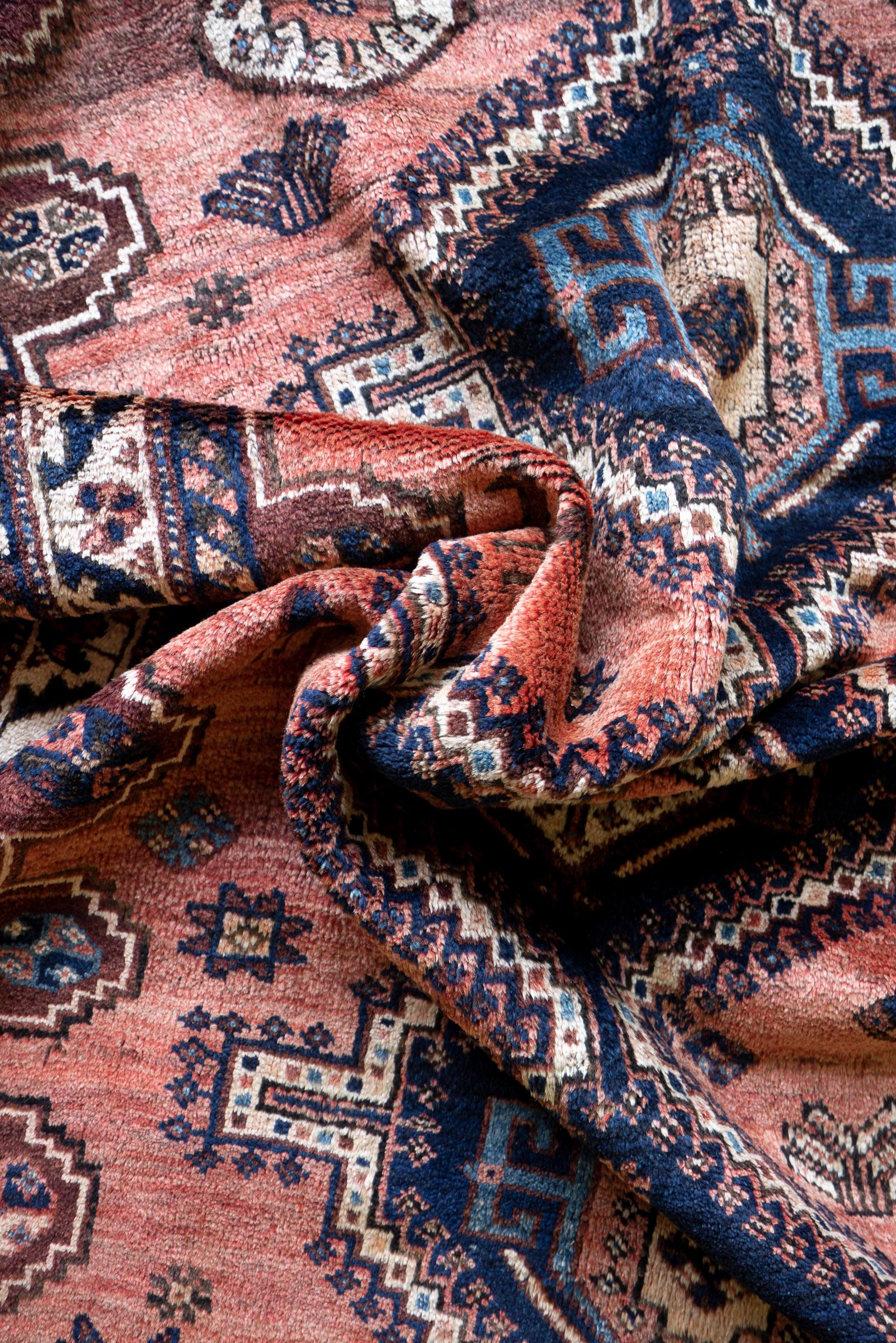 Antique Qashqai ‘Herding Dreams’ Amaleh Persian Rug, c. 1930s