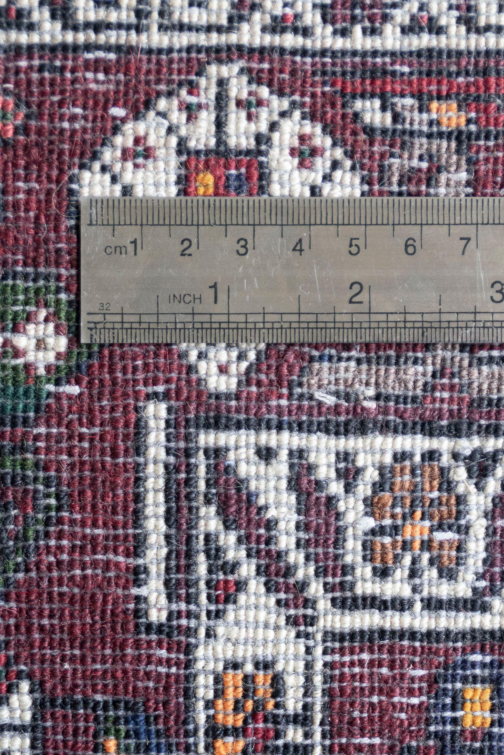 Afshar Shahr e Babak Fine Double Toranj Persian Rug