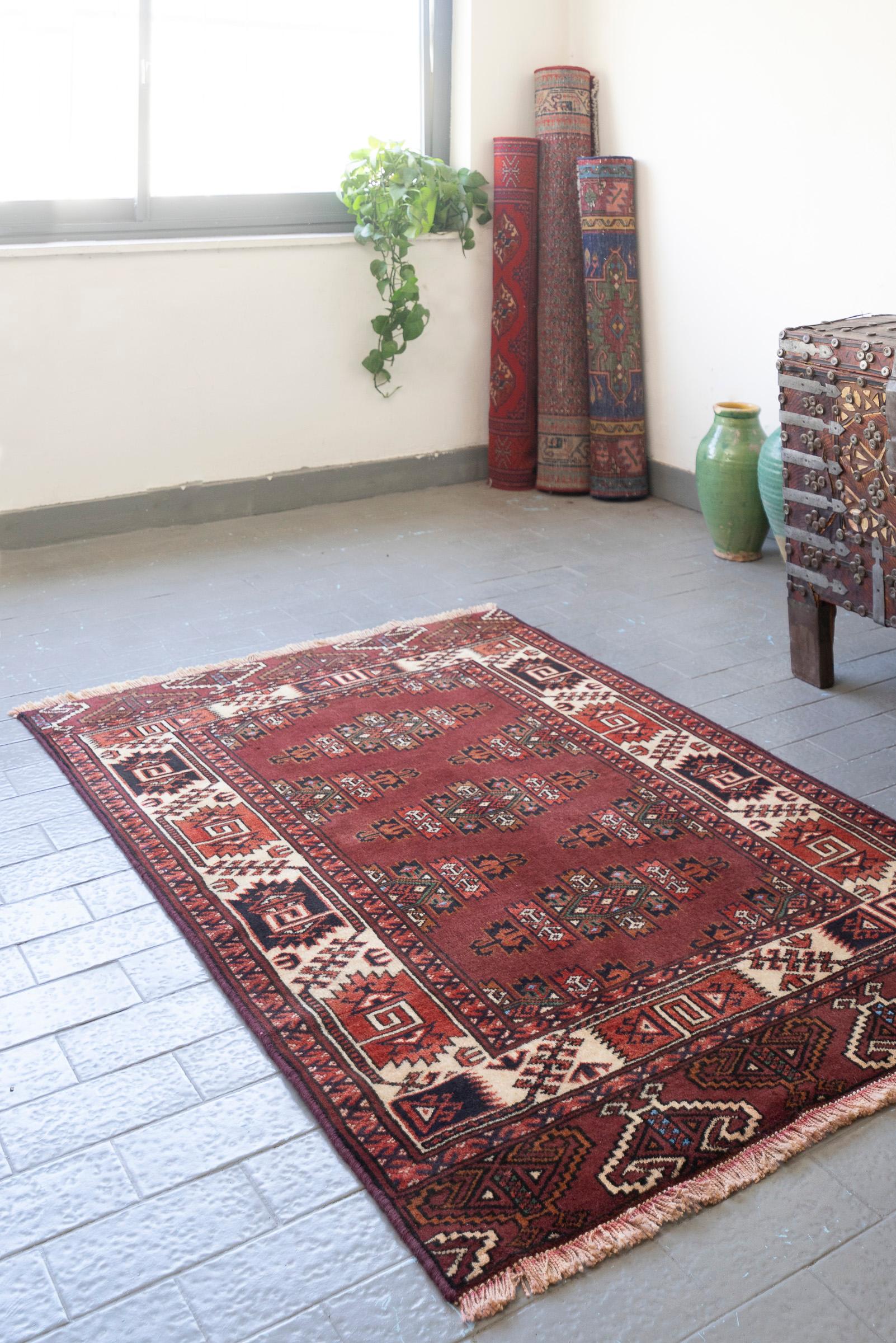 Torkaman Yamut Fine Persian Rug