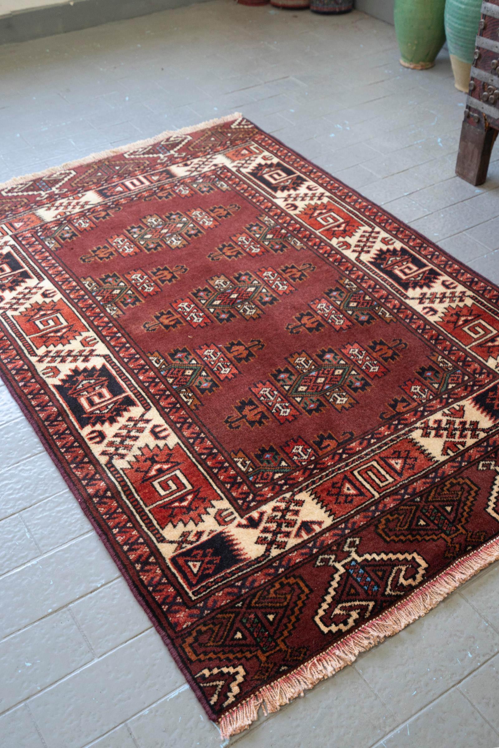 Torkaman Yamut Fine Persian Rug