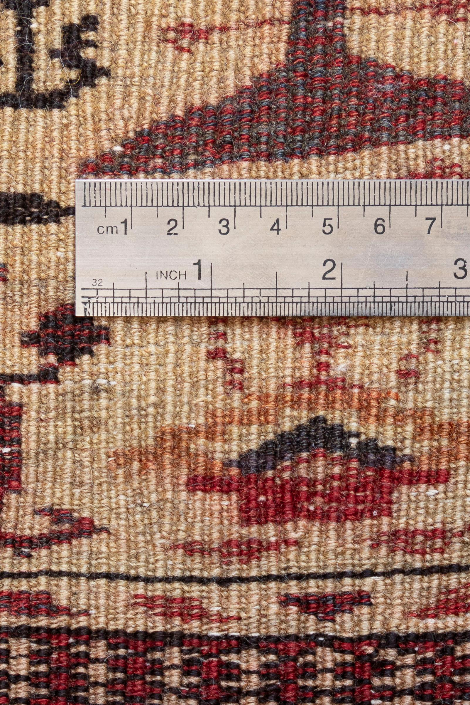 Antique Fine Torkaman Persian Poshti Rug