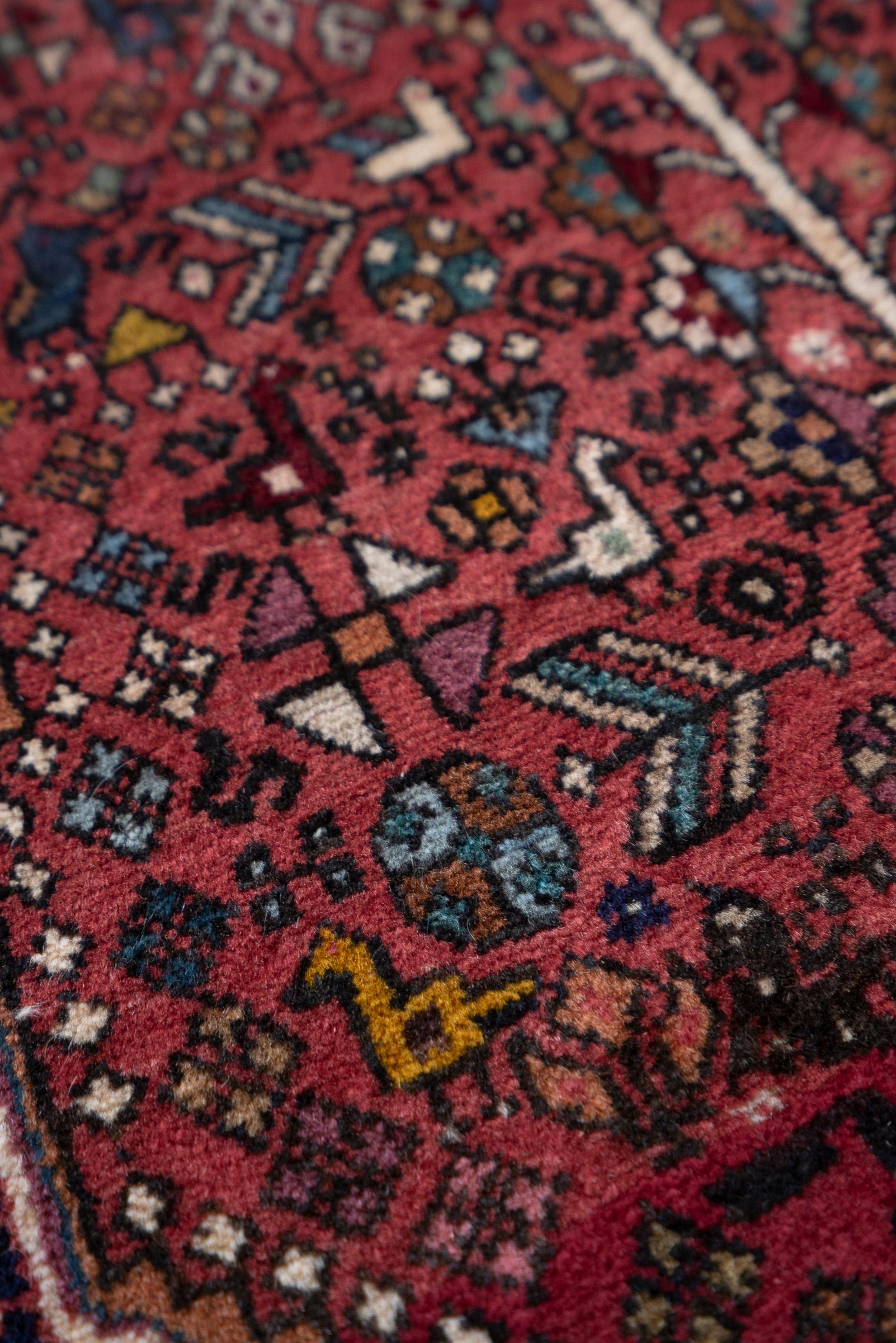 Vintage Abade Single Toranj Persian Runner Rug