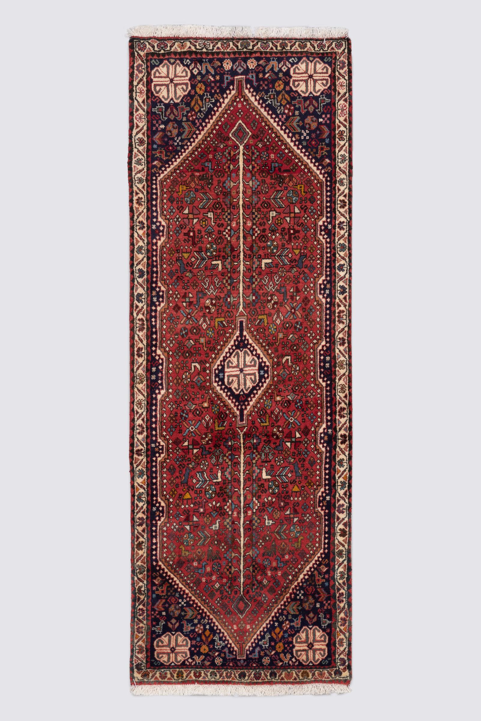 Vintage Abade Single Toranj Persian Runner Rug