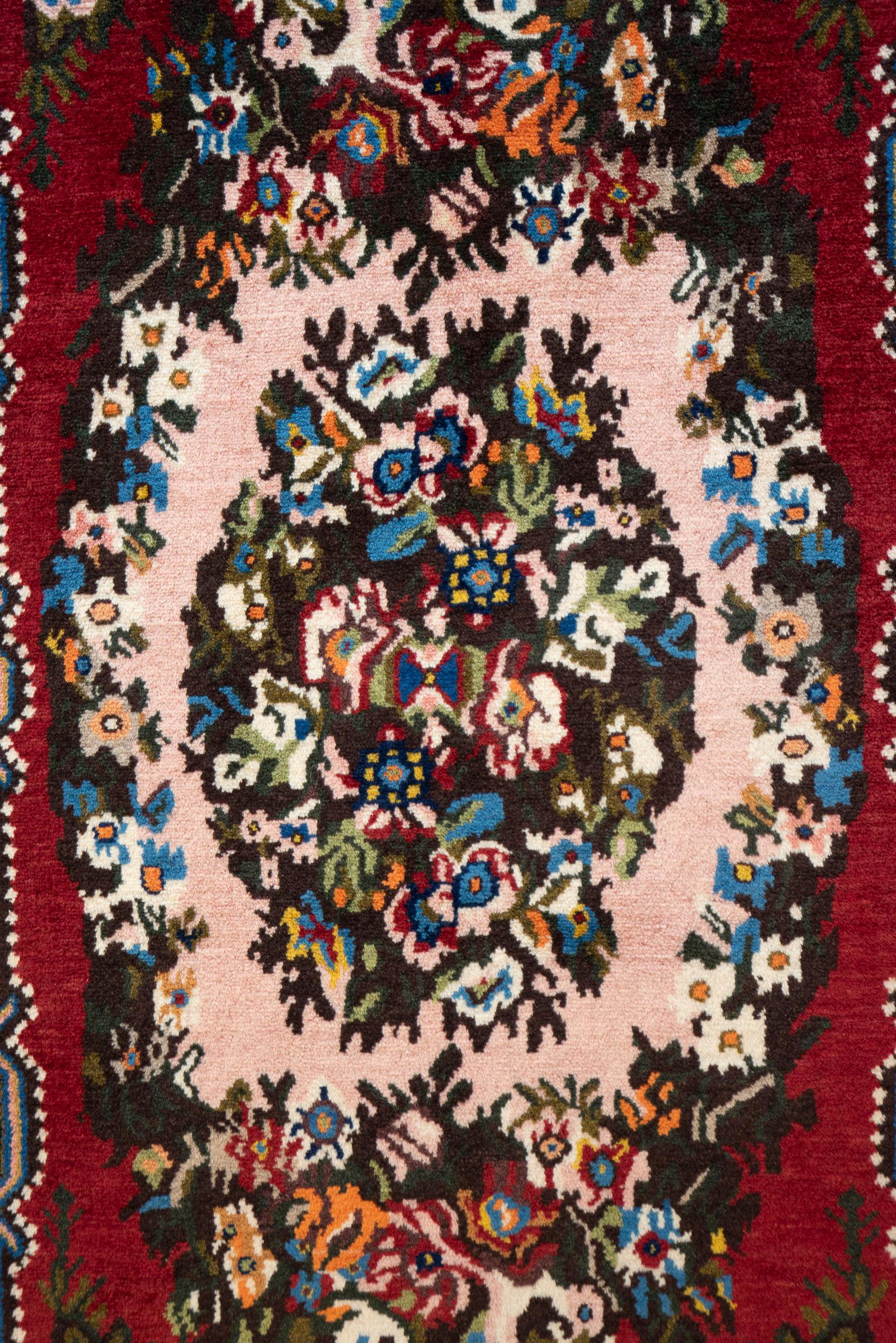 Vintage Faradonbeh Bakhtiari Golfarang Persian Rug