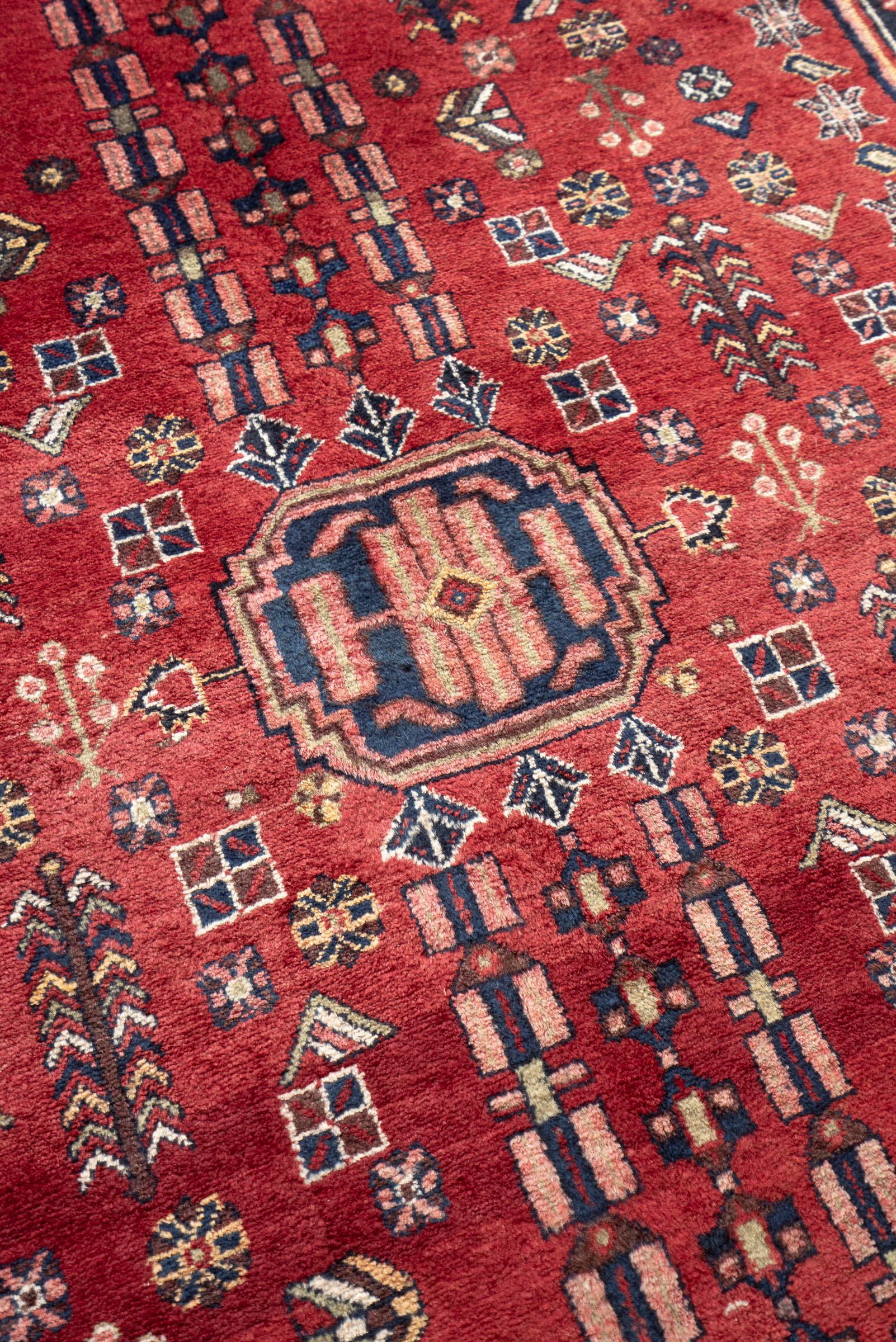 Antique Afshar Shahr e Babak Fine Yek Kale Persian Rug