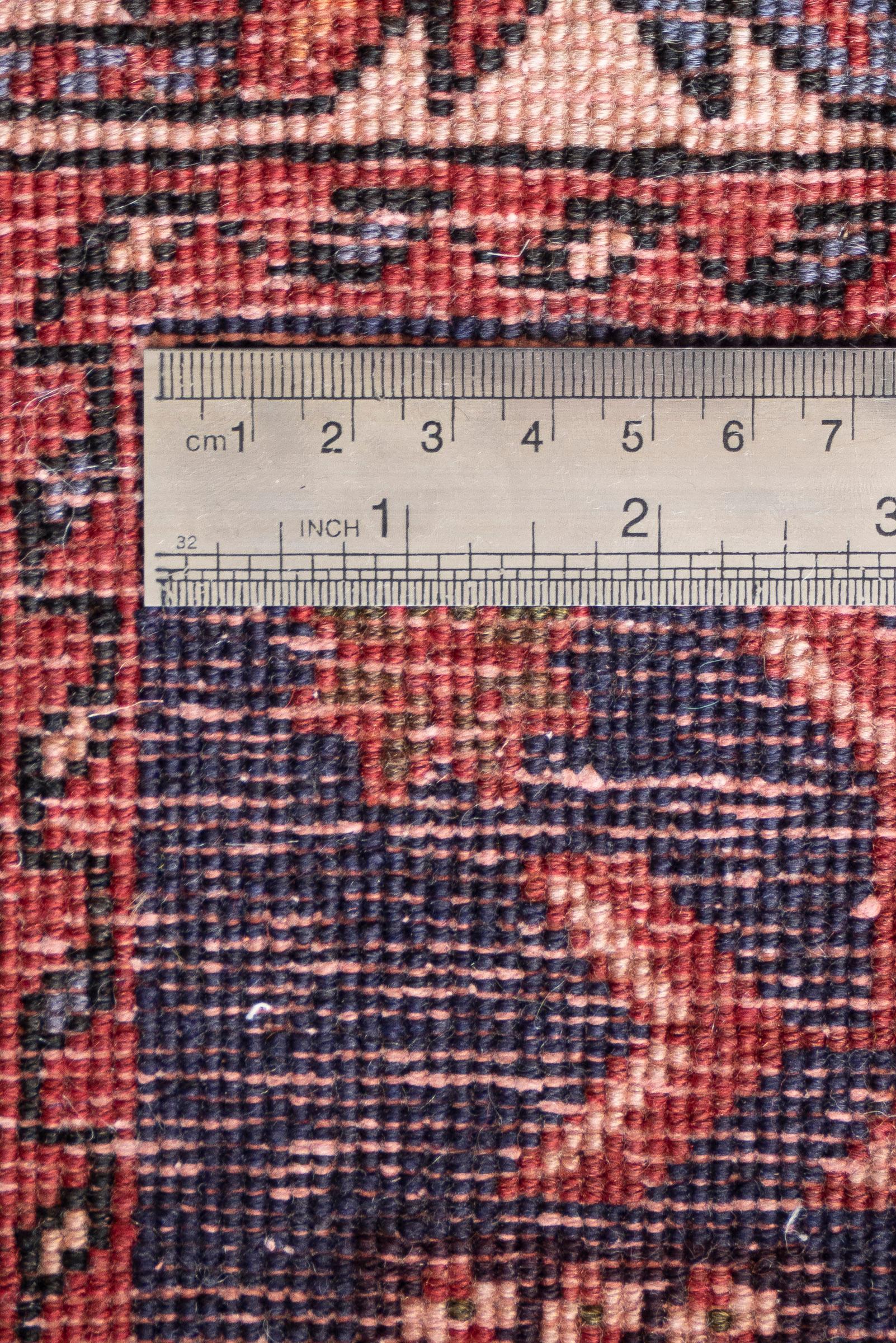 Vintage Afshar Moosa Khani Persian Runner Rug
