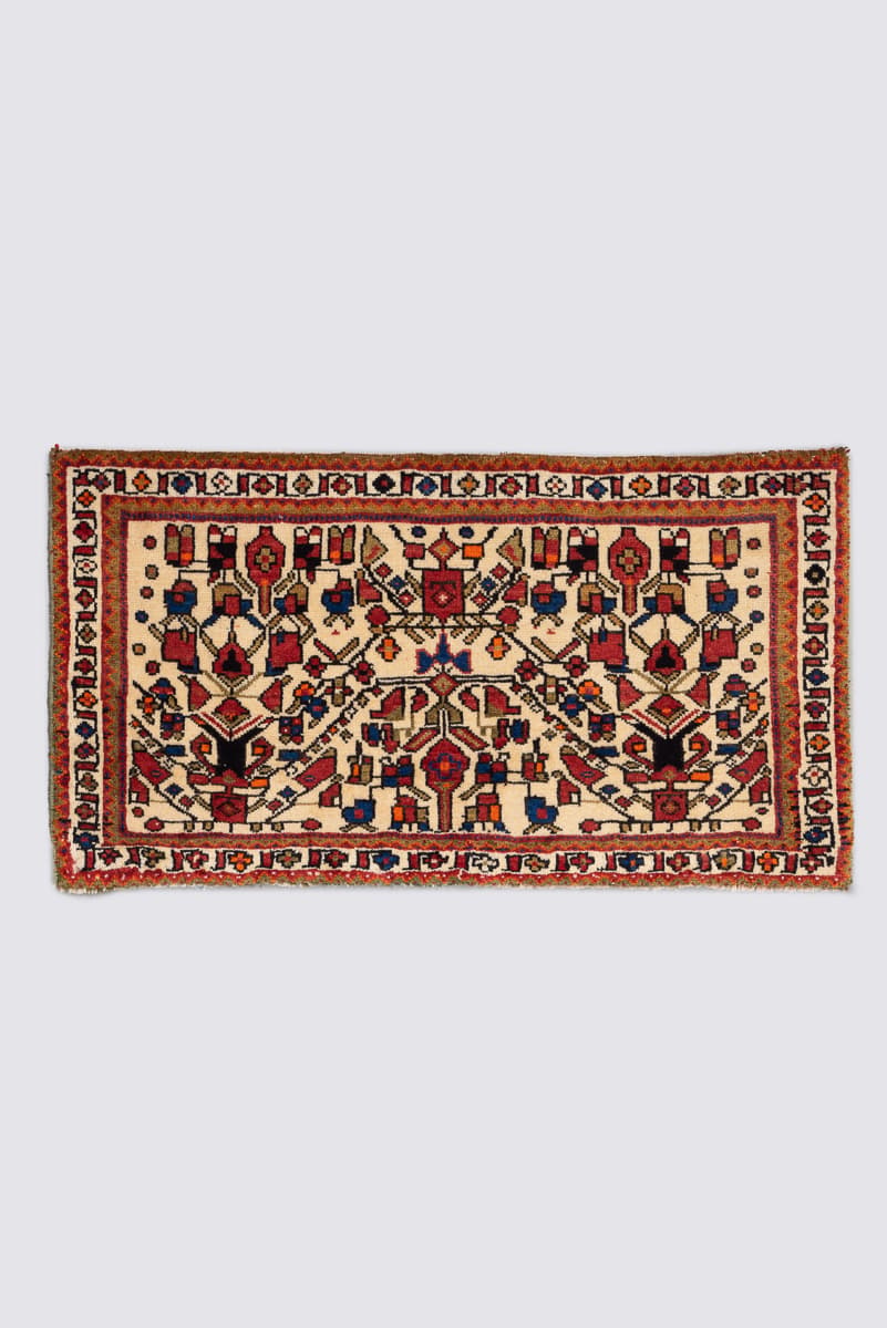 Small Afshar Vase Persian Rug