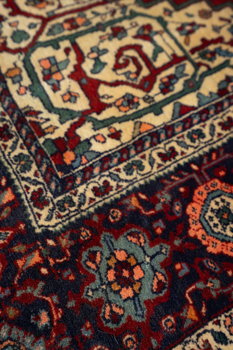 Vintage Fine Bidganeh Zanjan Ornak (Persian Rug Sampler)