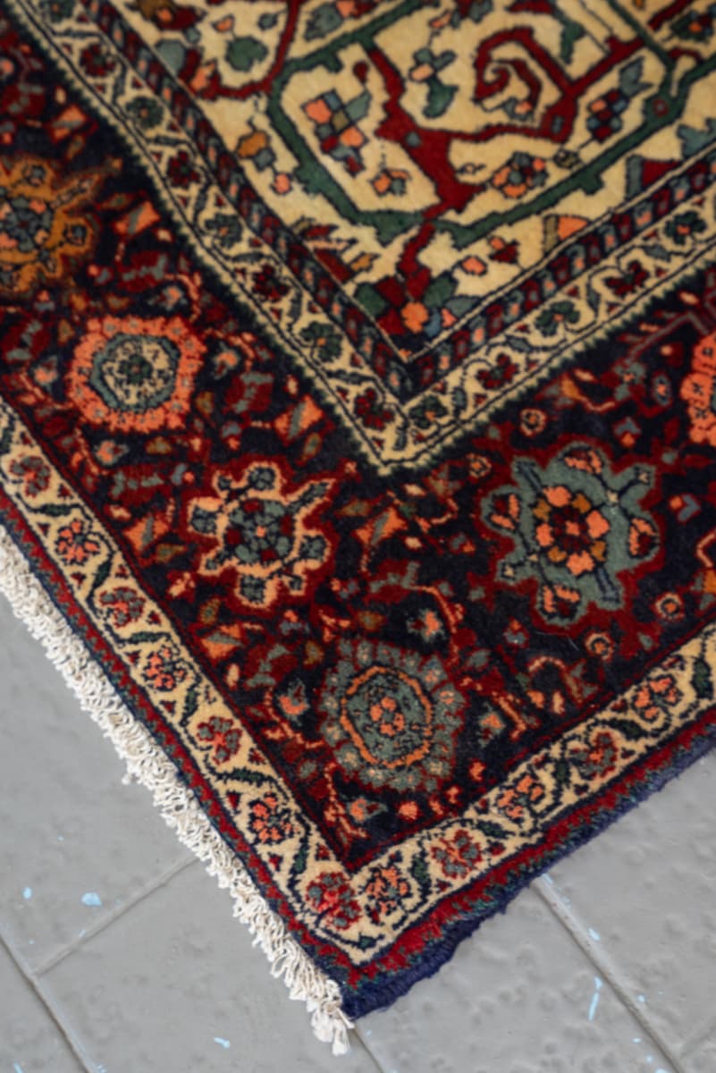 Vintage Fine Bidganeh Zanjan Ornak (Persian Rug Sampler)