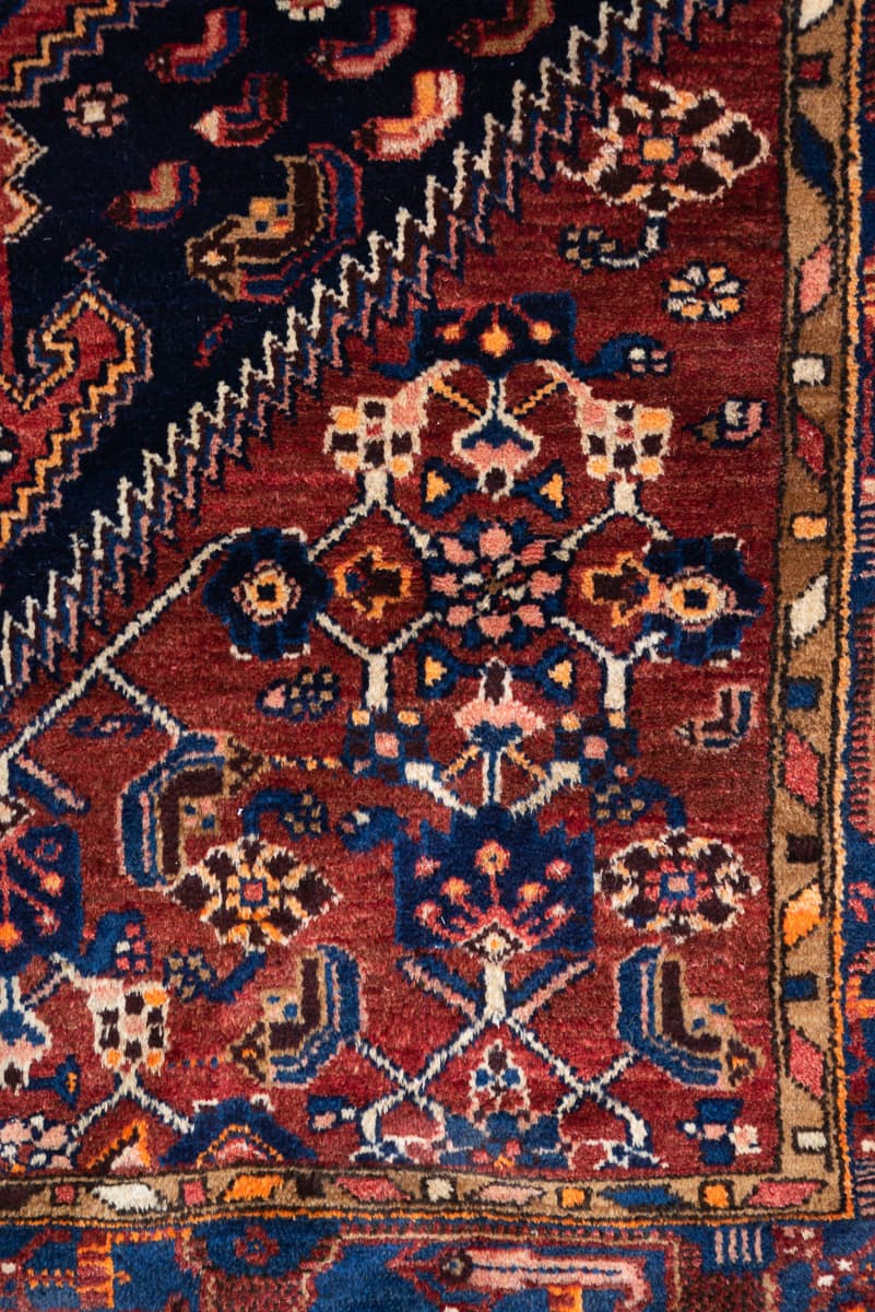 Vintage Tarom Navy Persian Rug