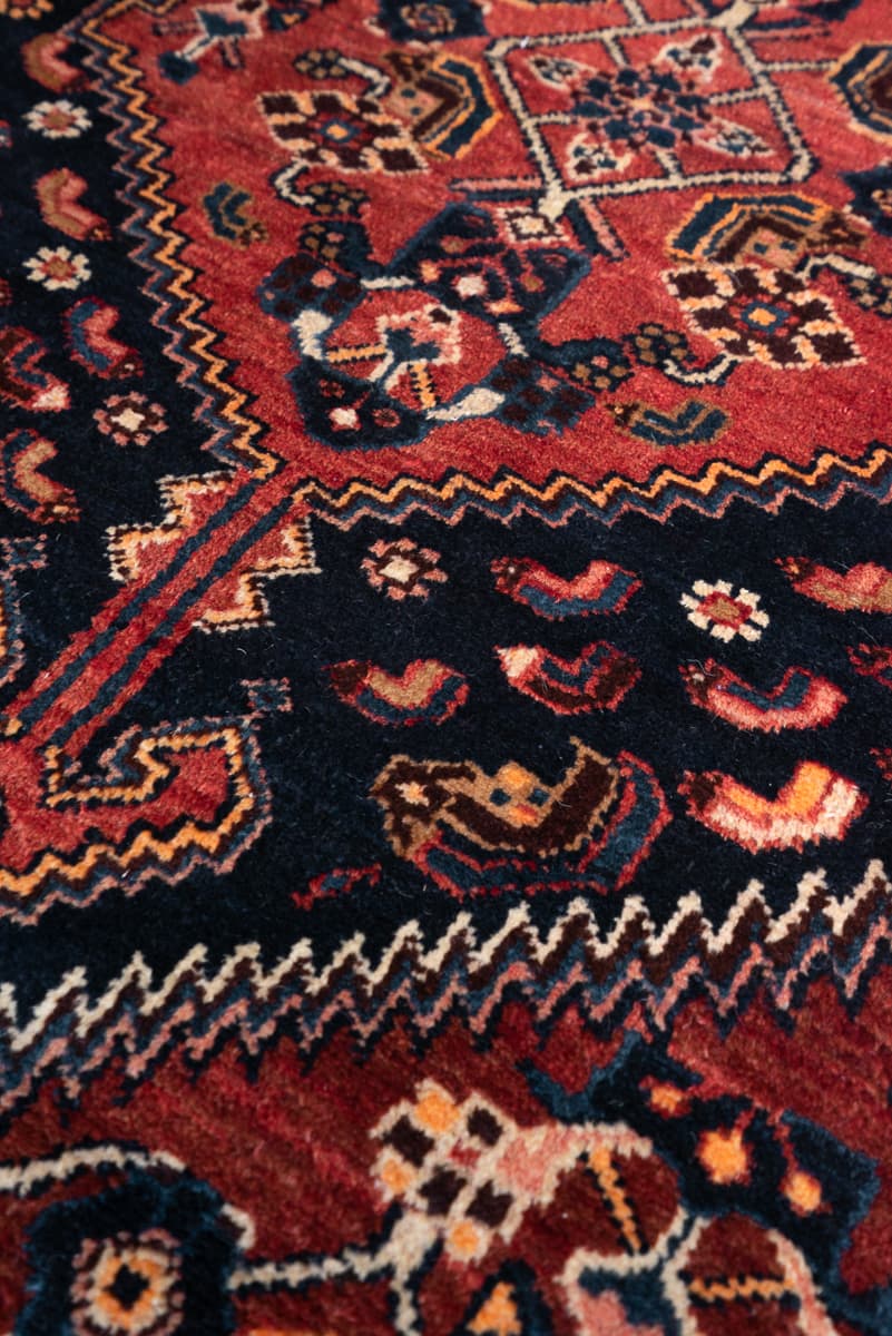 Vintage Tarom Navy Persian Rug