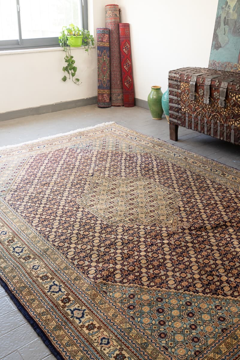 Fine Bijar Mahi Persian Rug, c. 1970s