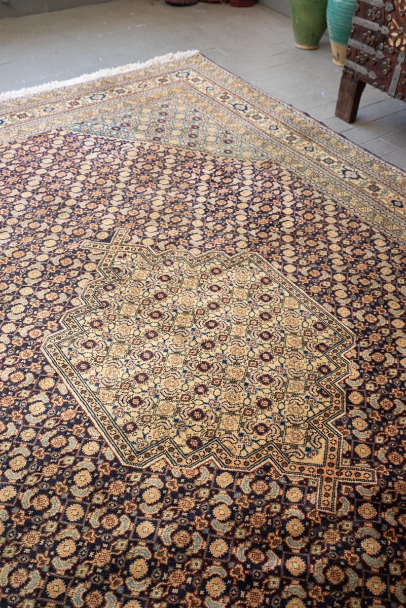 Fine Bijar Mahi Persian Rug, c. 1970s
