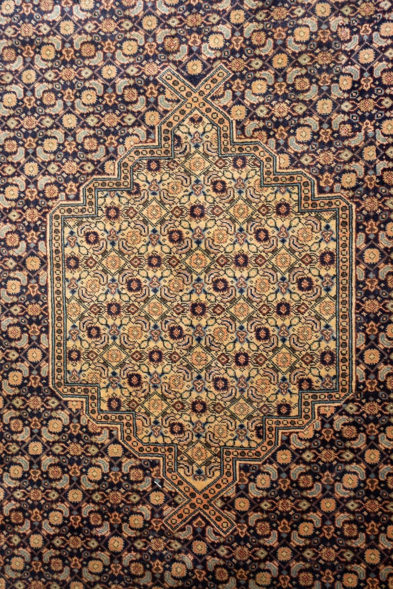 Fine Bijar Mahi Persian Rug, c. 1970s