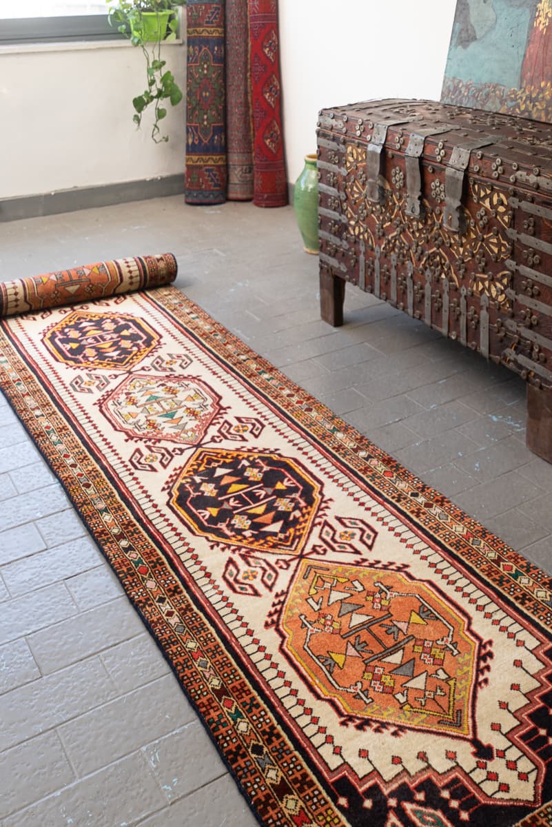 Ardabil 5 Toranj Persian Runner Rug