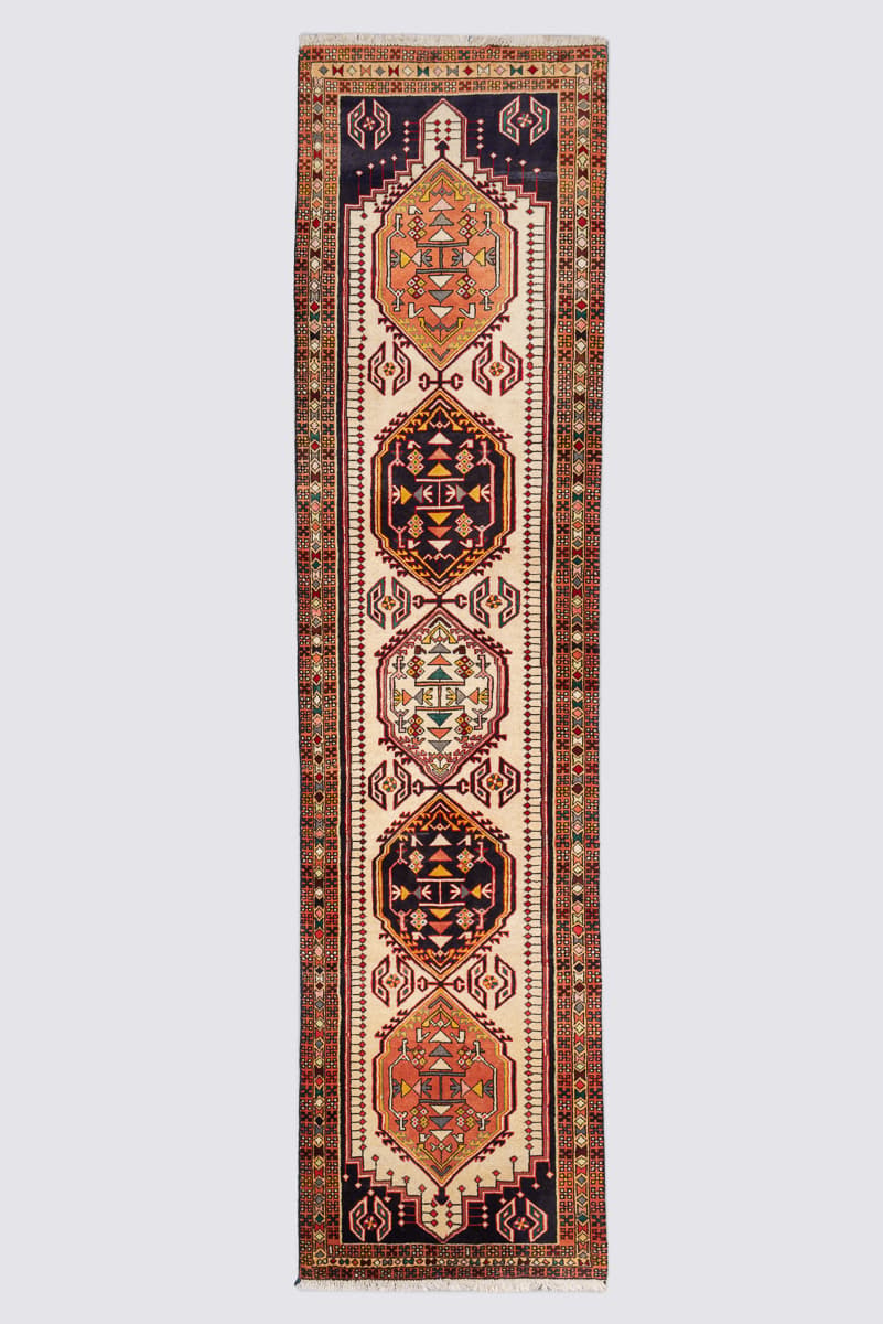 Ardabil 5 Toranj Persian Runner Rug
