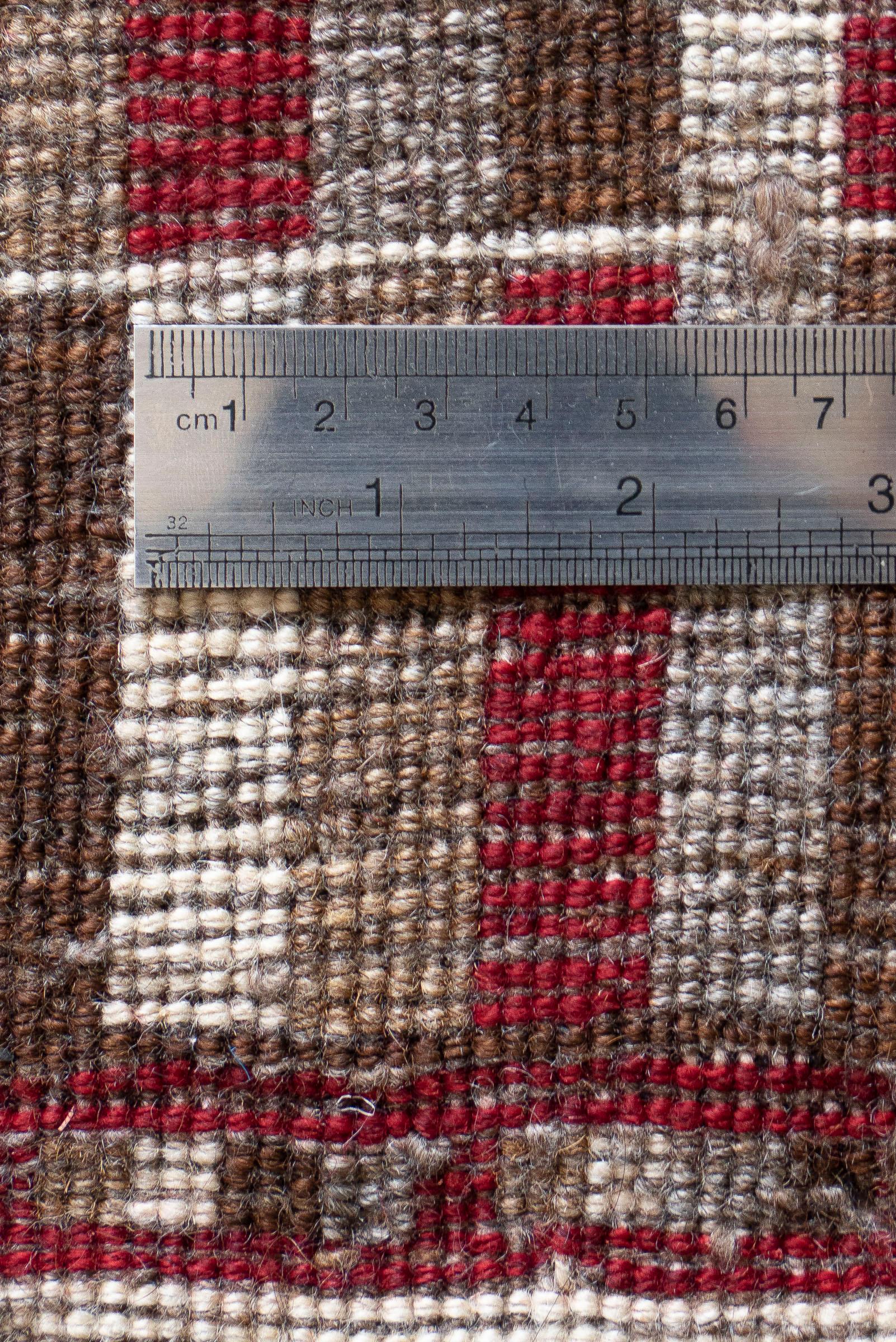 Bakhtiari Checkered Persian Gabbeh Runner