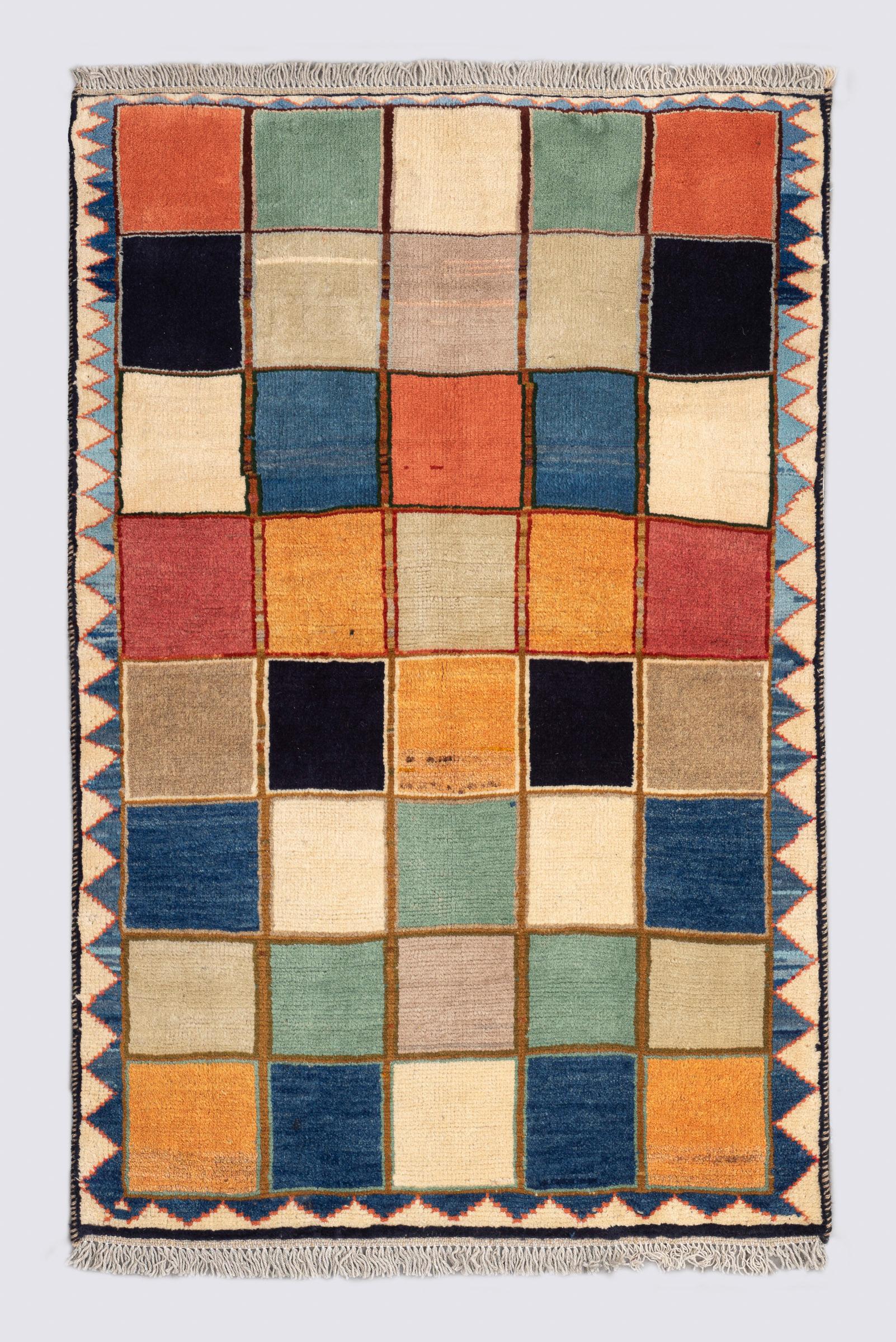 Lori Checkered Persian Gabbeh Rug