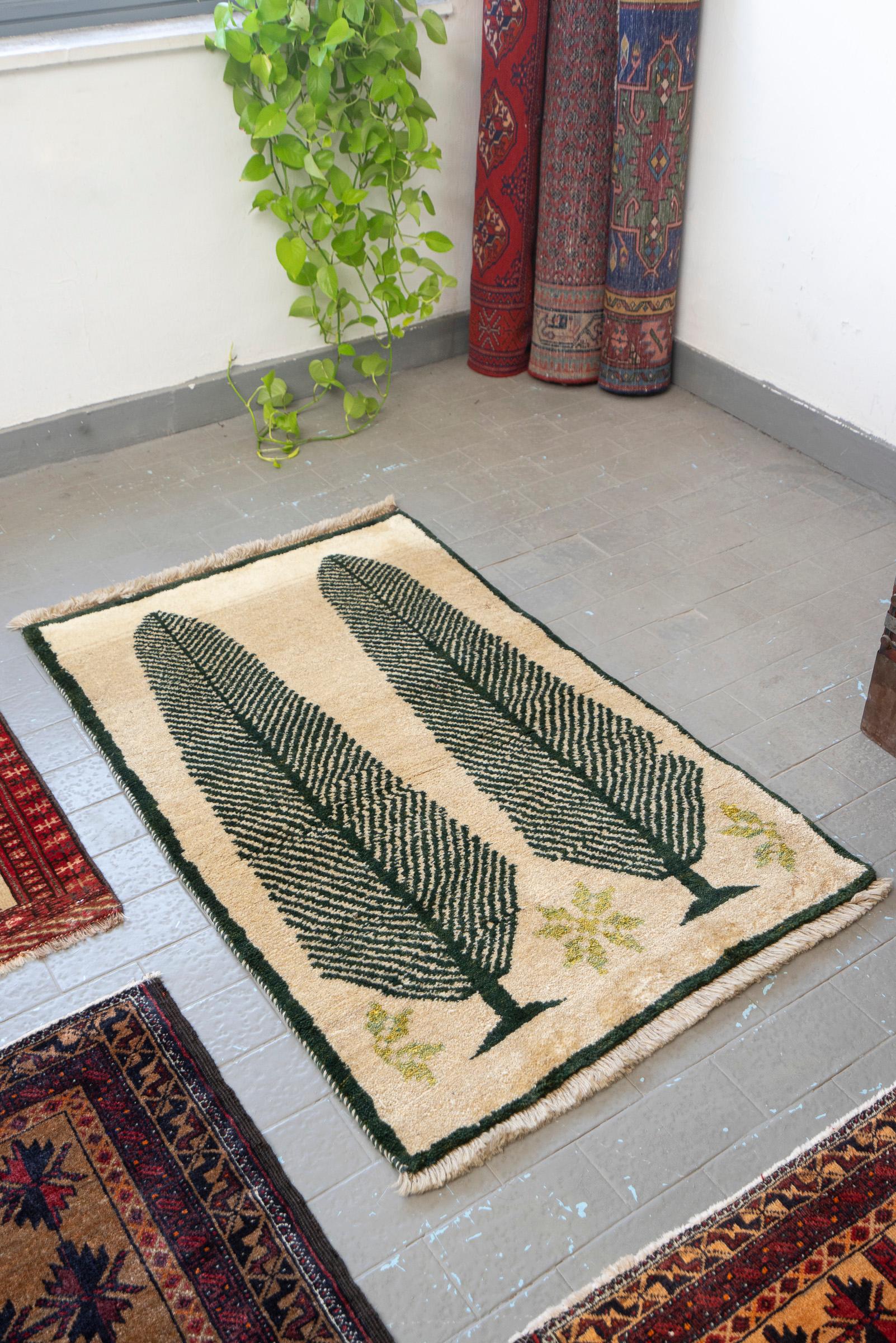 New Weave Qashqai Double Cypress Persian Gabbeh Rug