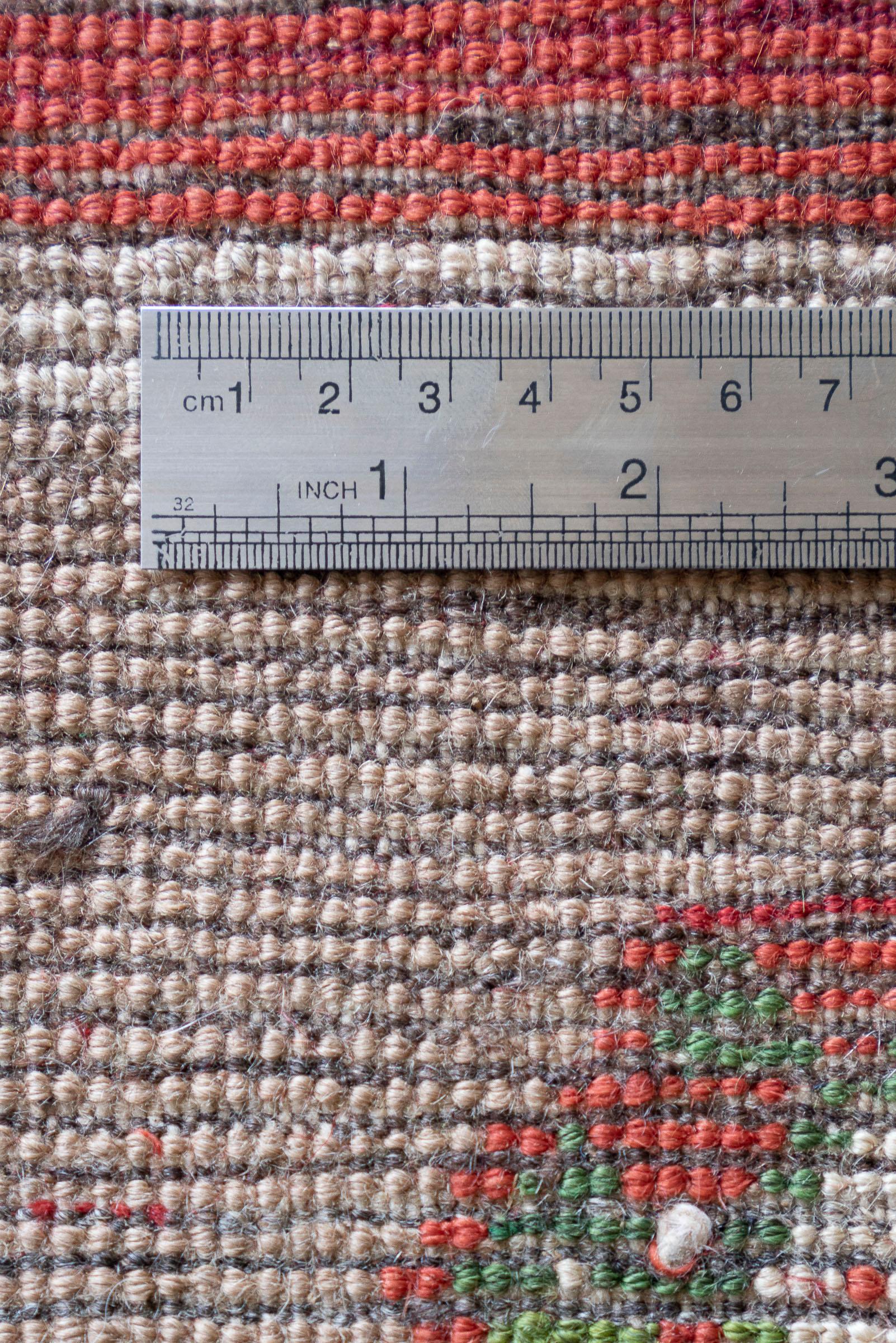 Vintage Bakhtiari Checkered Persian Gabbeh Rug