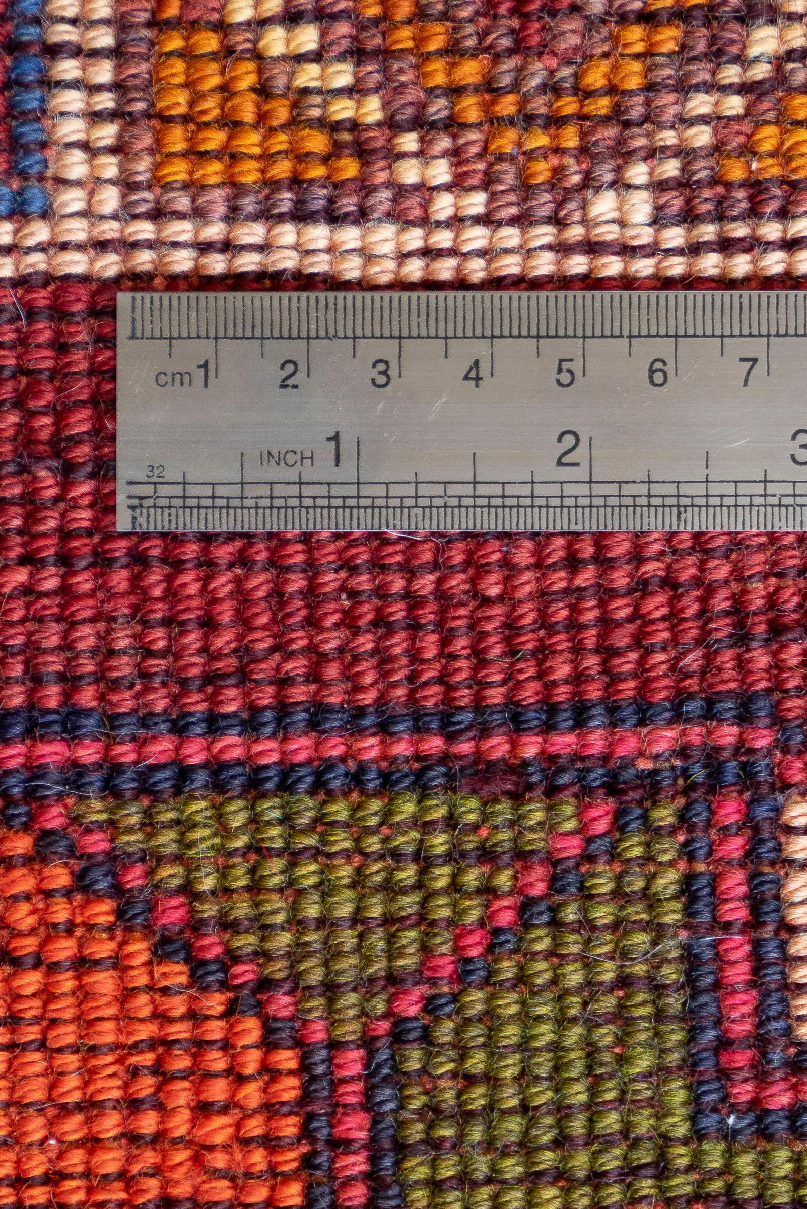 Qashqai DoghozLoo Ghezel Gheichi Persian Gabbeh Rug